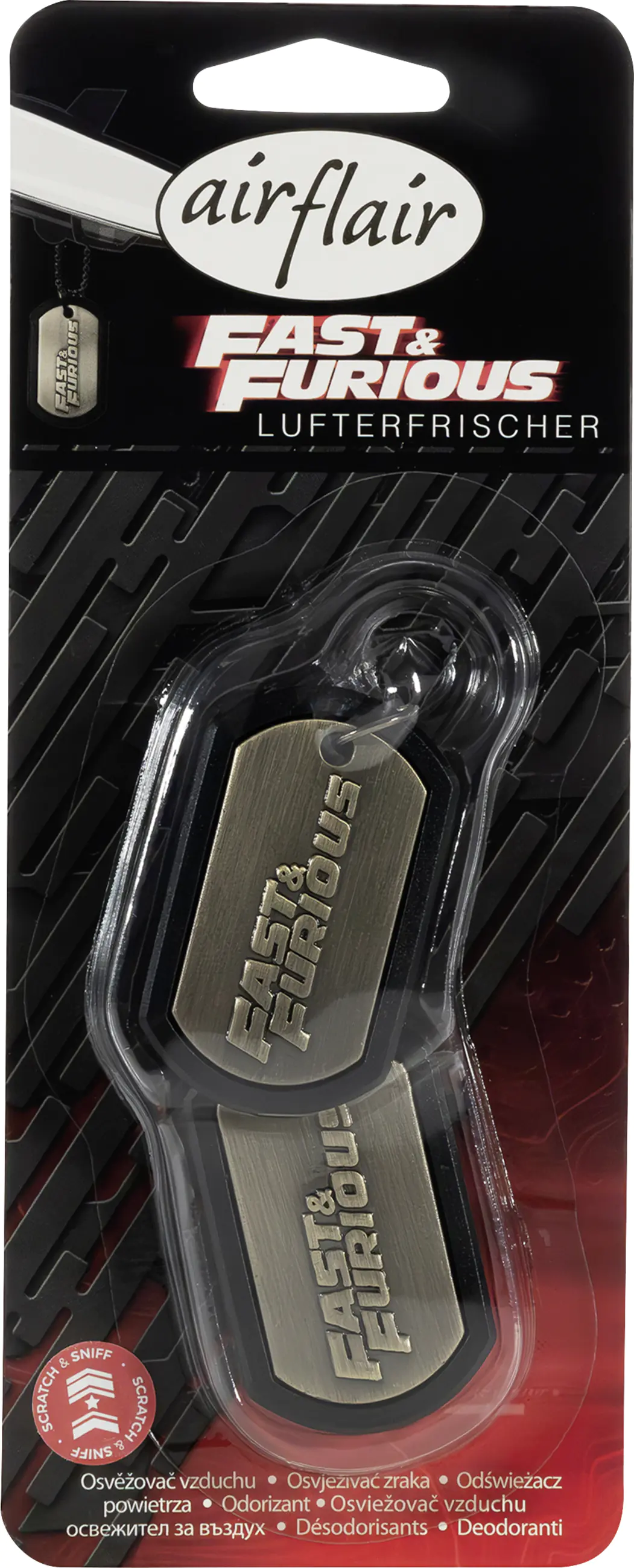 airflair Fast&Furious Dog Tag Schwarze Lakritze & Gewürze airflair Fast&Furious Dog Tag Schwarze Lakritze & Gewürze