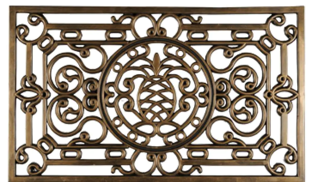 Fußmatte Nabucco gold, 45 x 75 cm eckig