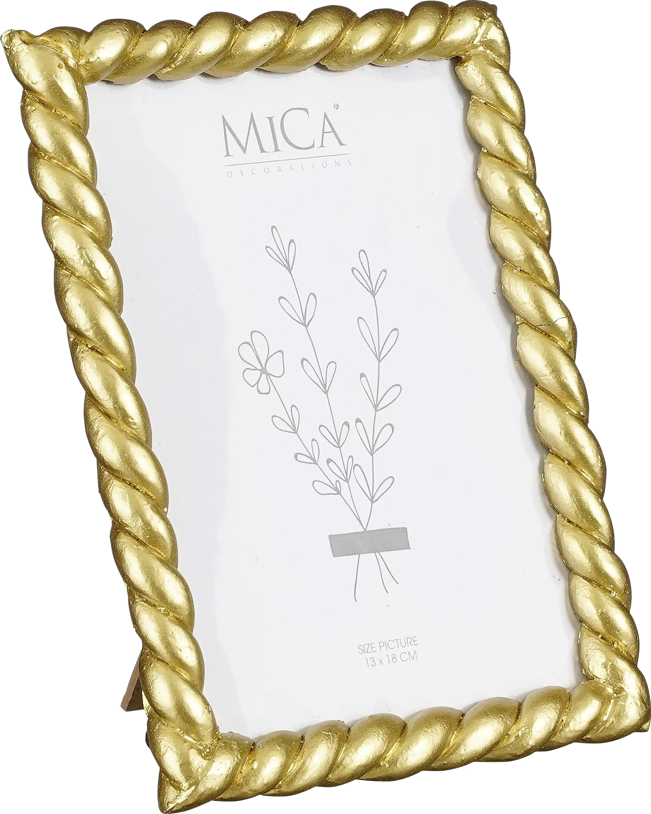 Mica Bilderrahmen Windsor gold Polyresin 19,5 x 14,5 cm Mica Bilderrahmen Windsor gold Polyresin 19,5 x 14,5 cm