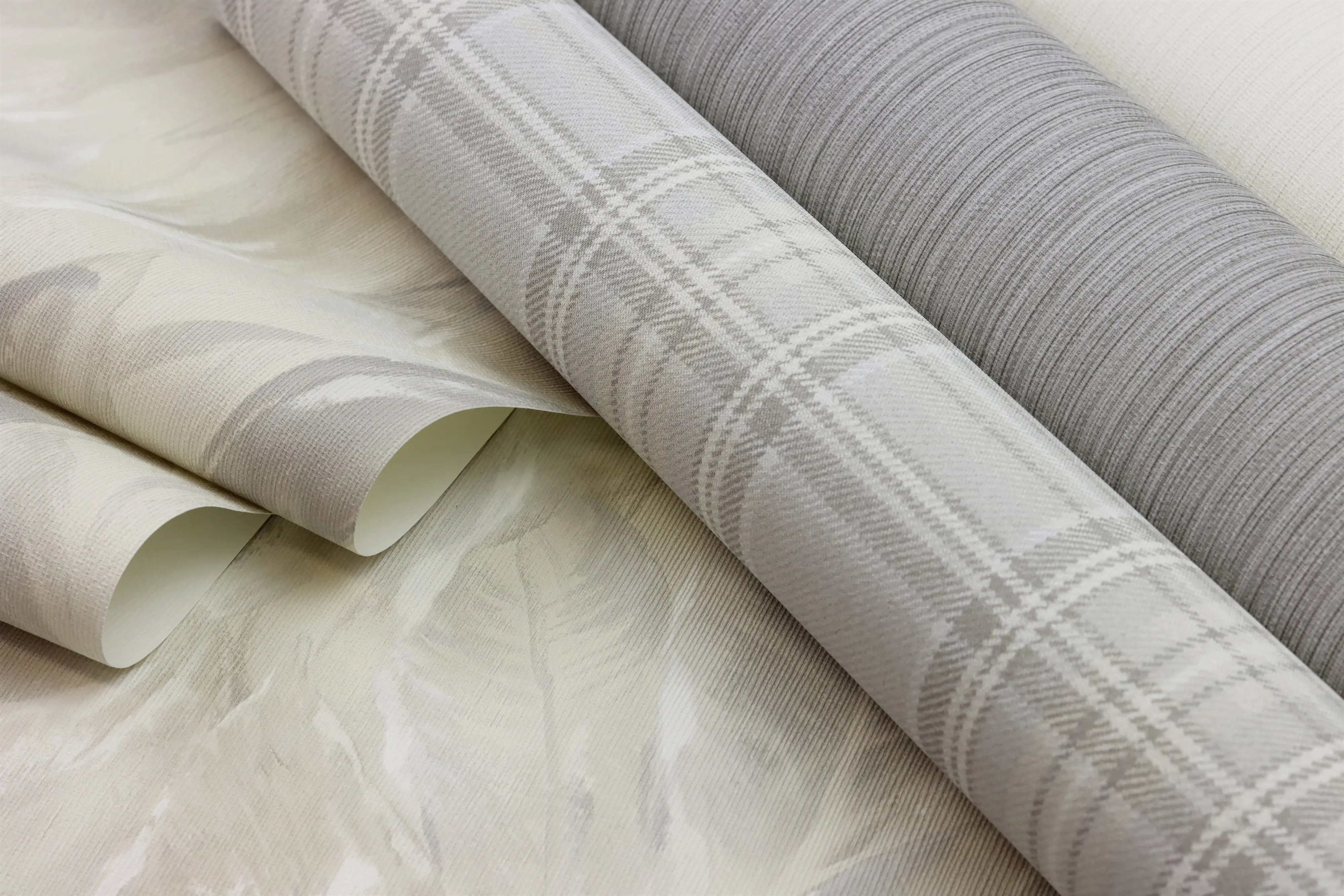 Rasch Vliestapete 537680 Grau-Hellgrau Uni 10,05 m x 0,53 m