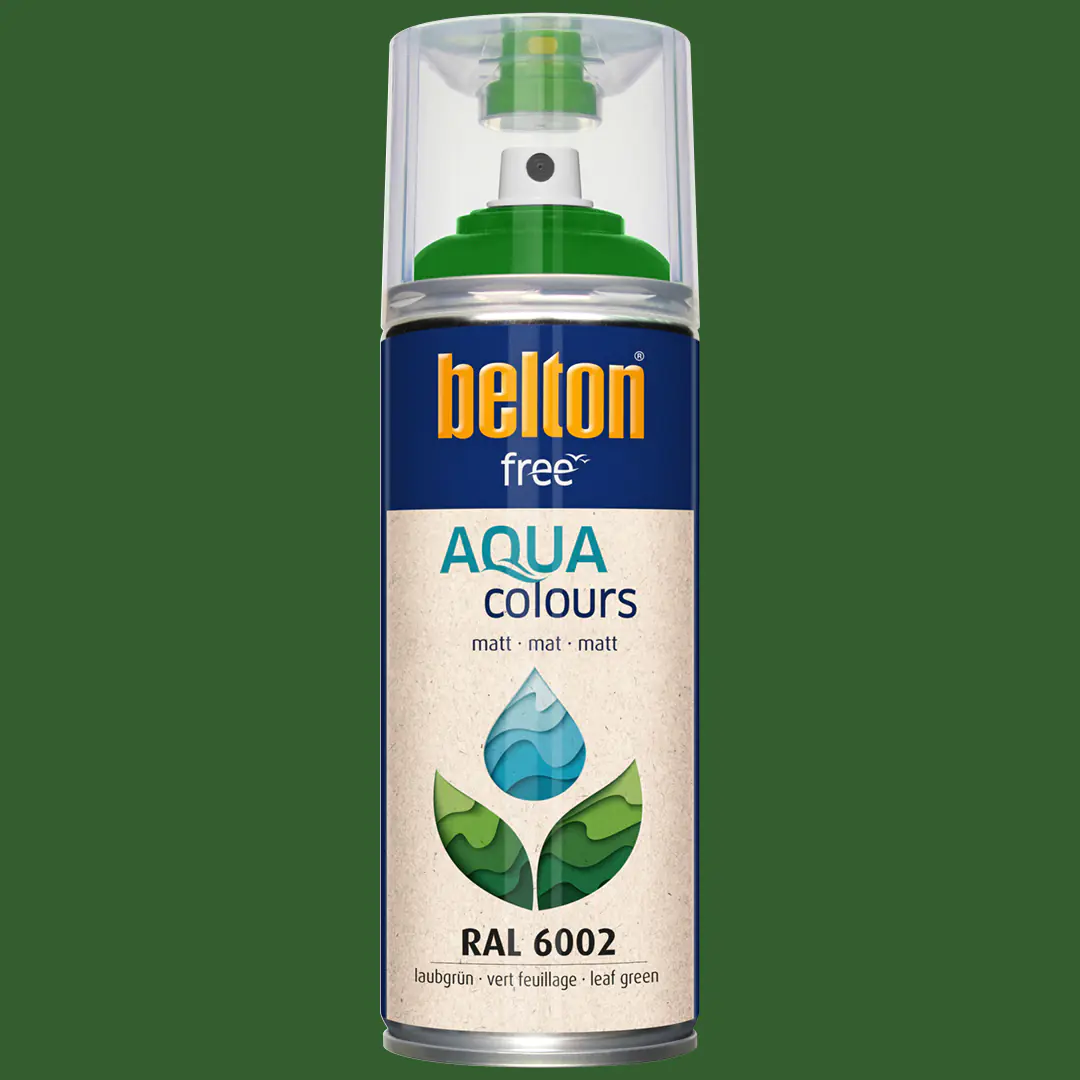 belton free Lackspray AQUAcolours 400 ml laubgrün matt