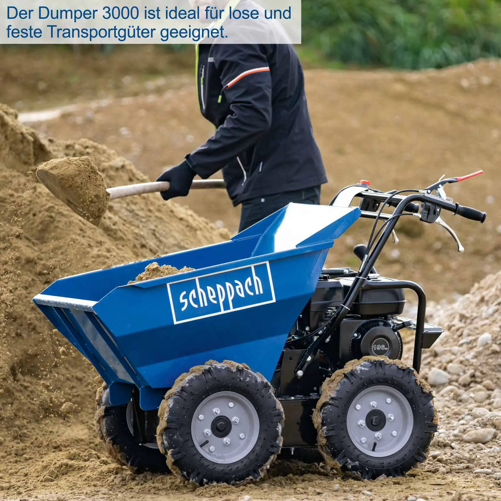 Scheppach Dumper DP3000 5,6 PS 300kg