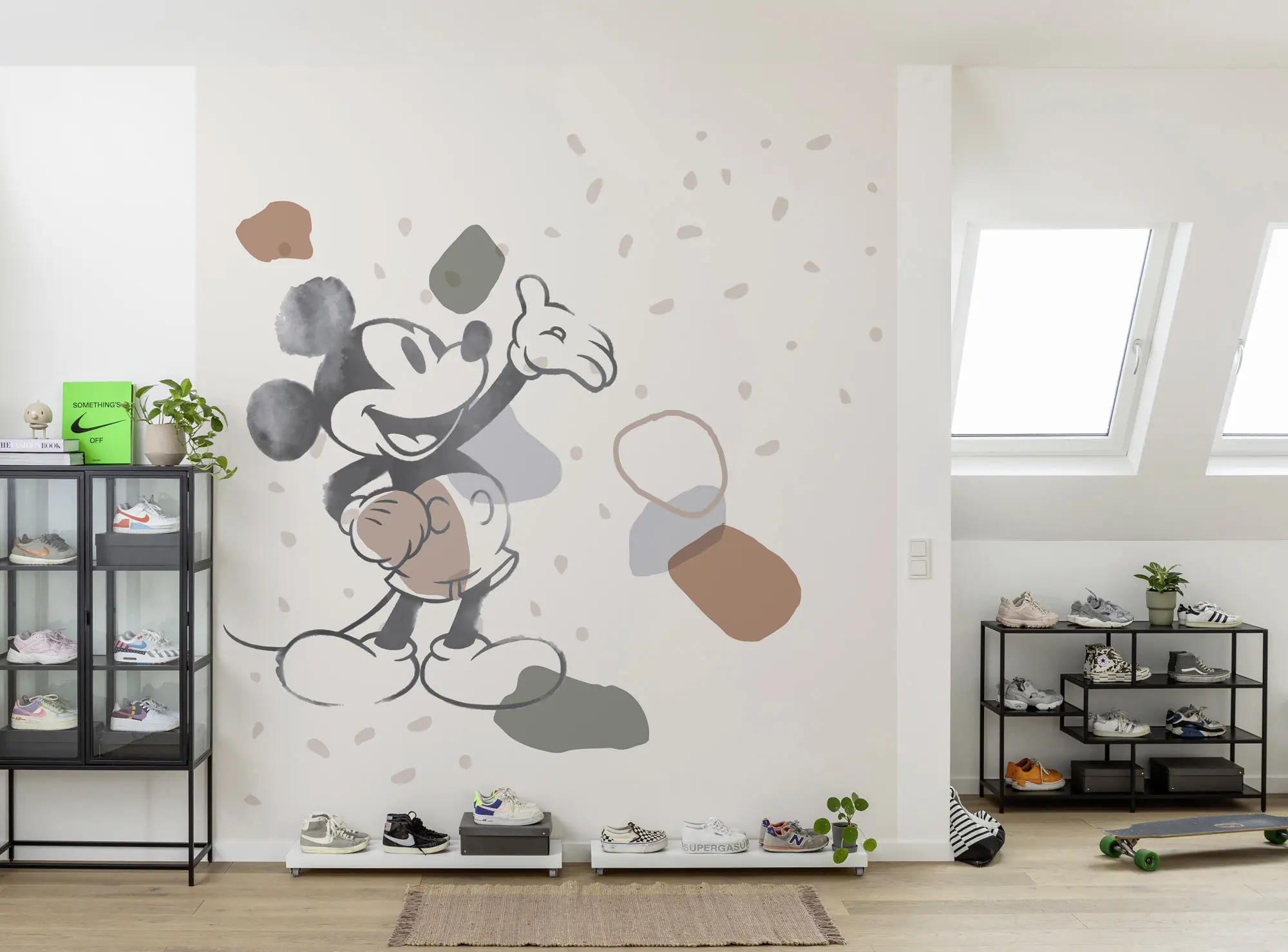 Komar Vlies Fototapete Mickey Organic Shap 250 x 280 cm 