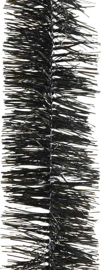 Kaemingk Lametta Girlande schwarz 270 cm