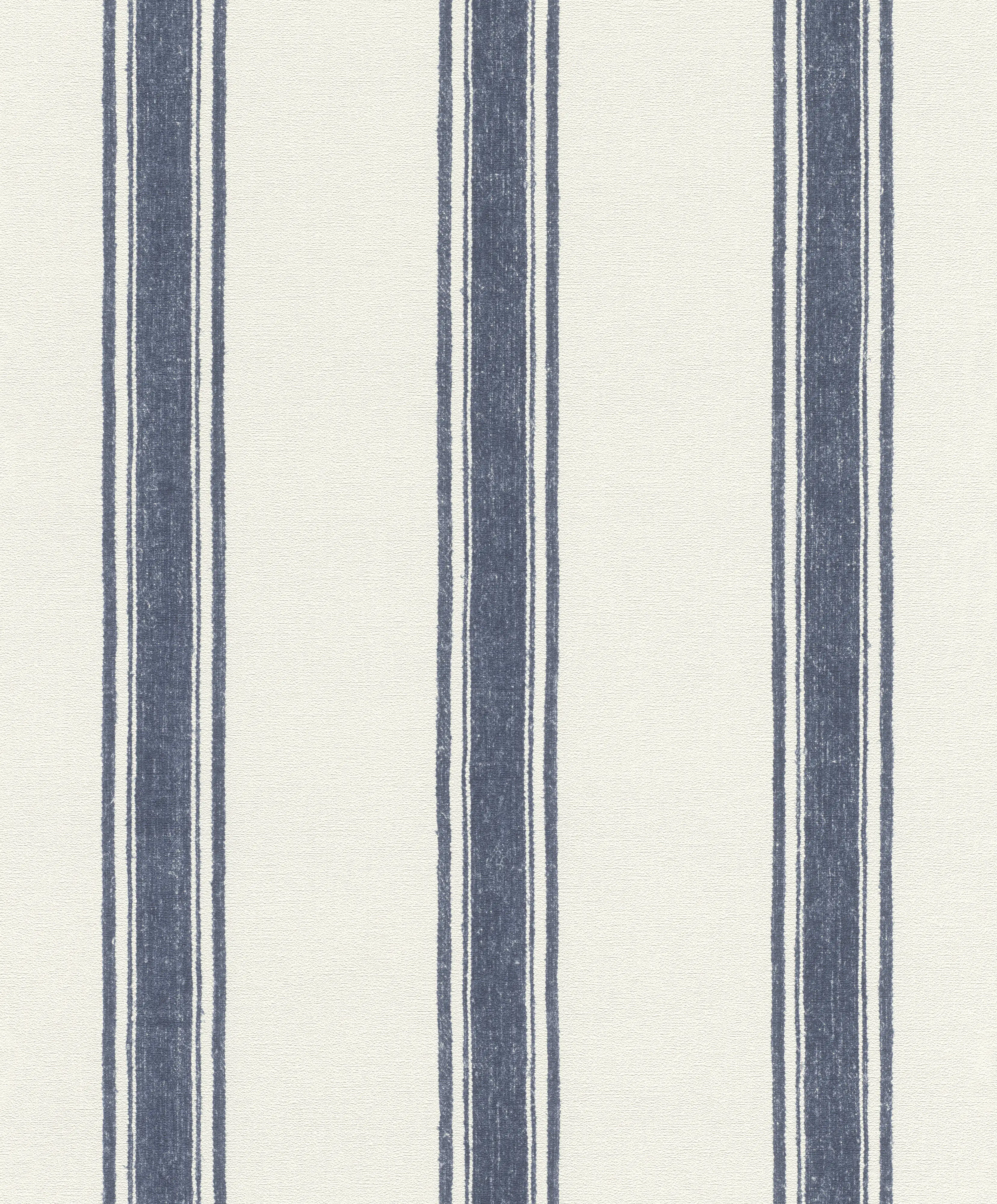 Rasch Vliestapete 555646 Blau-Indigo Streifen 10,05 m x 0,53 m Rasch Vliestapete 555646 Blau-Indigo Streifen 10,05 m x 0,53 m