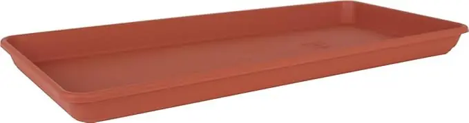 Artevasi Untersetzer für Blumentopf Venezia XL Kunststoff 80 x 30 cm terrakotta 