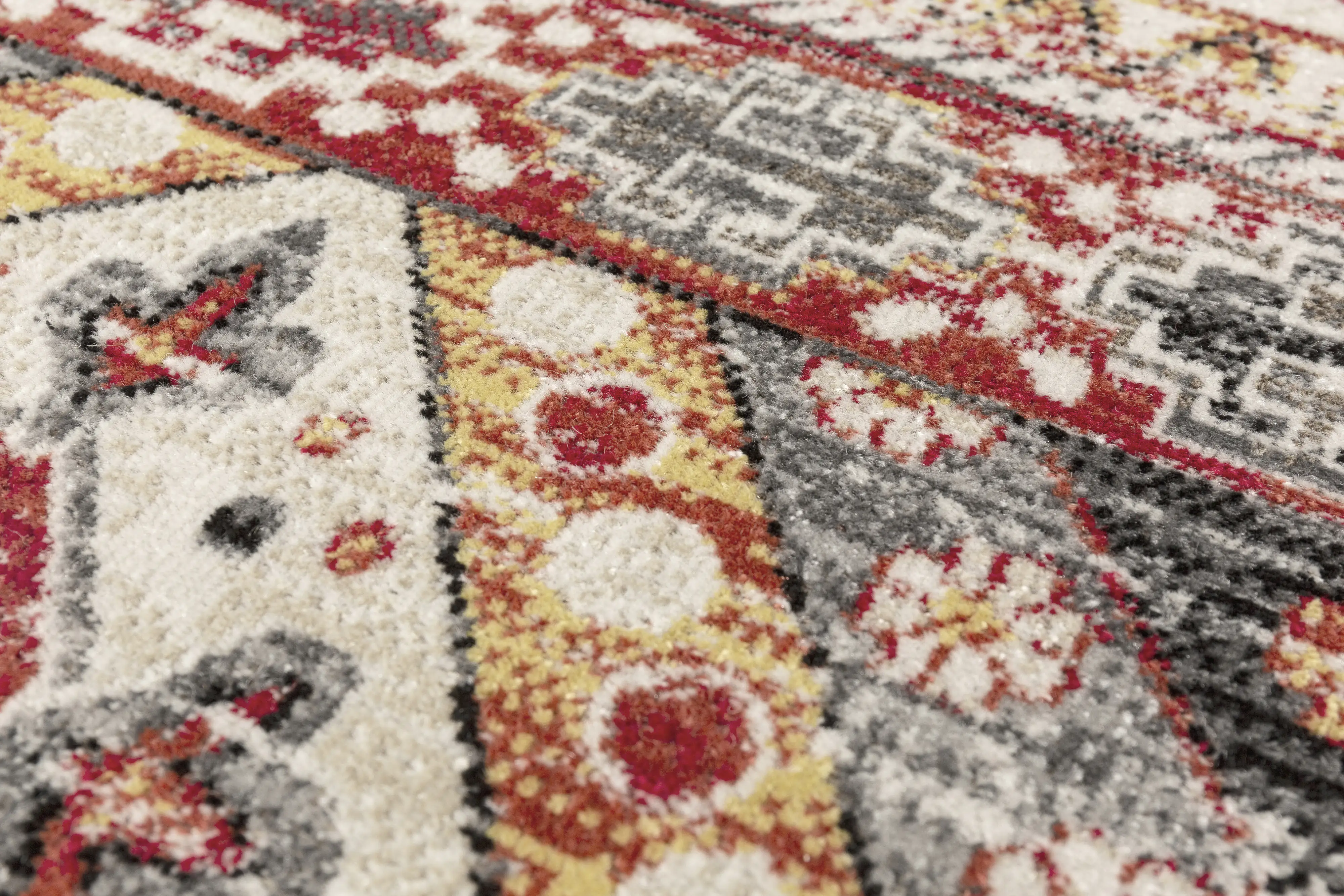 Andiamo In- und Outdoorteppich Bonnie multicolor grau-rot, 160 x 230 cm