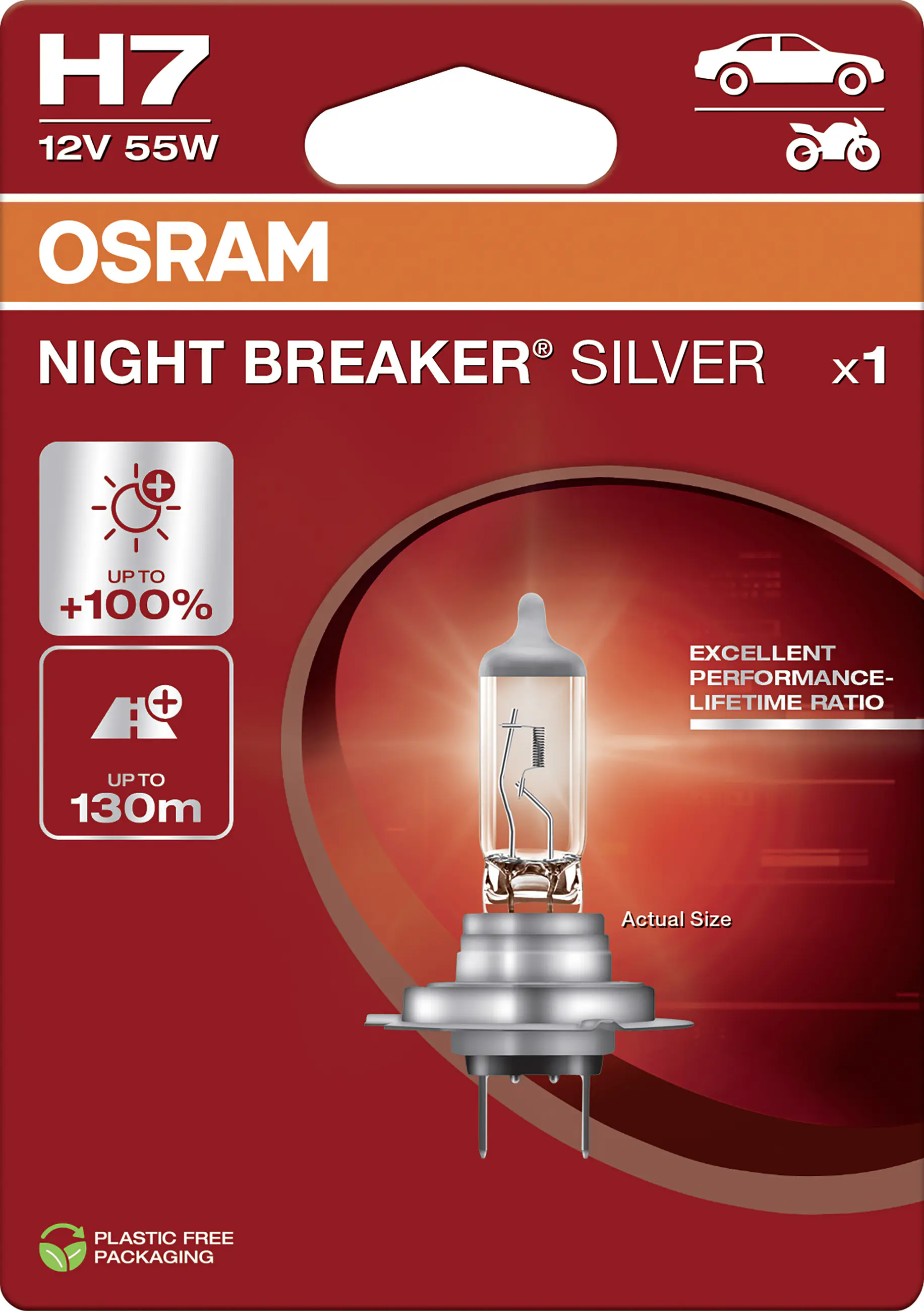 Osram Scheinwerferlampe H7 Night Breaker Silver 2.0 Osram Scheinwerferlampe H7 Night Breaker Silver 2.0