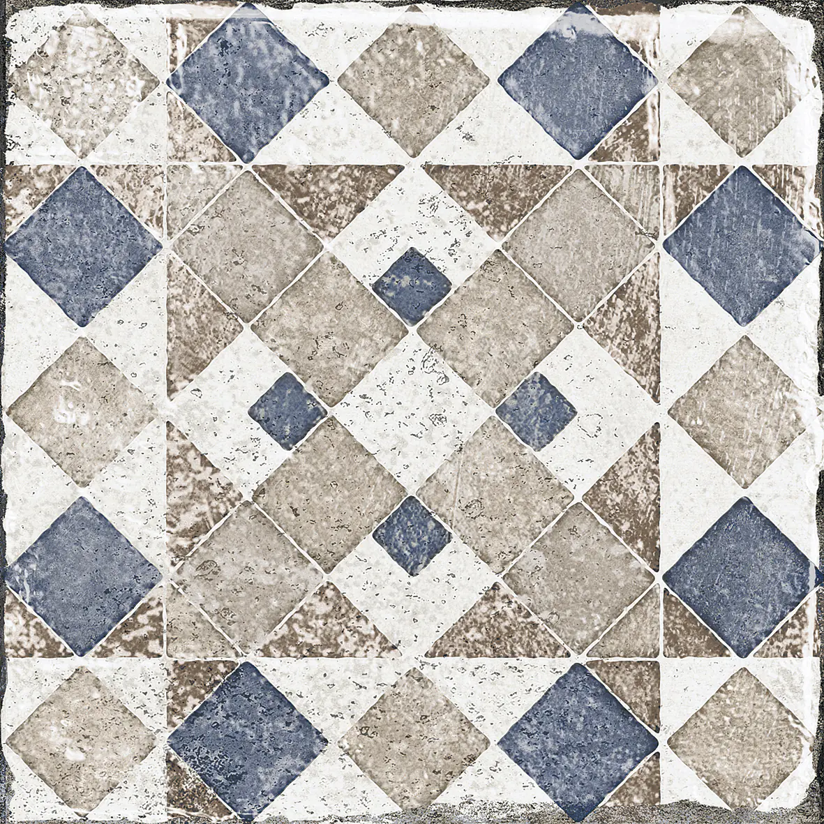 Bodenfliese Feinsteinzeug Marrakesh 20 x 20 cm blau-beige Bodenfliese Feinsteinzeug Marrakesh 20 x 20 cm blau-beige