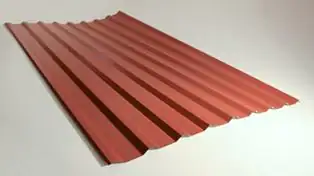 Weckman Trapezblech 200 x 110 cm 0,5 mm ziegelrot