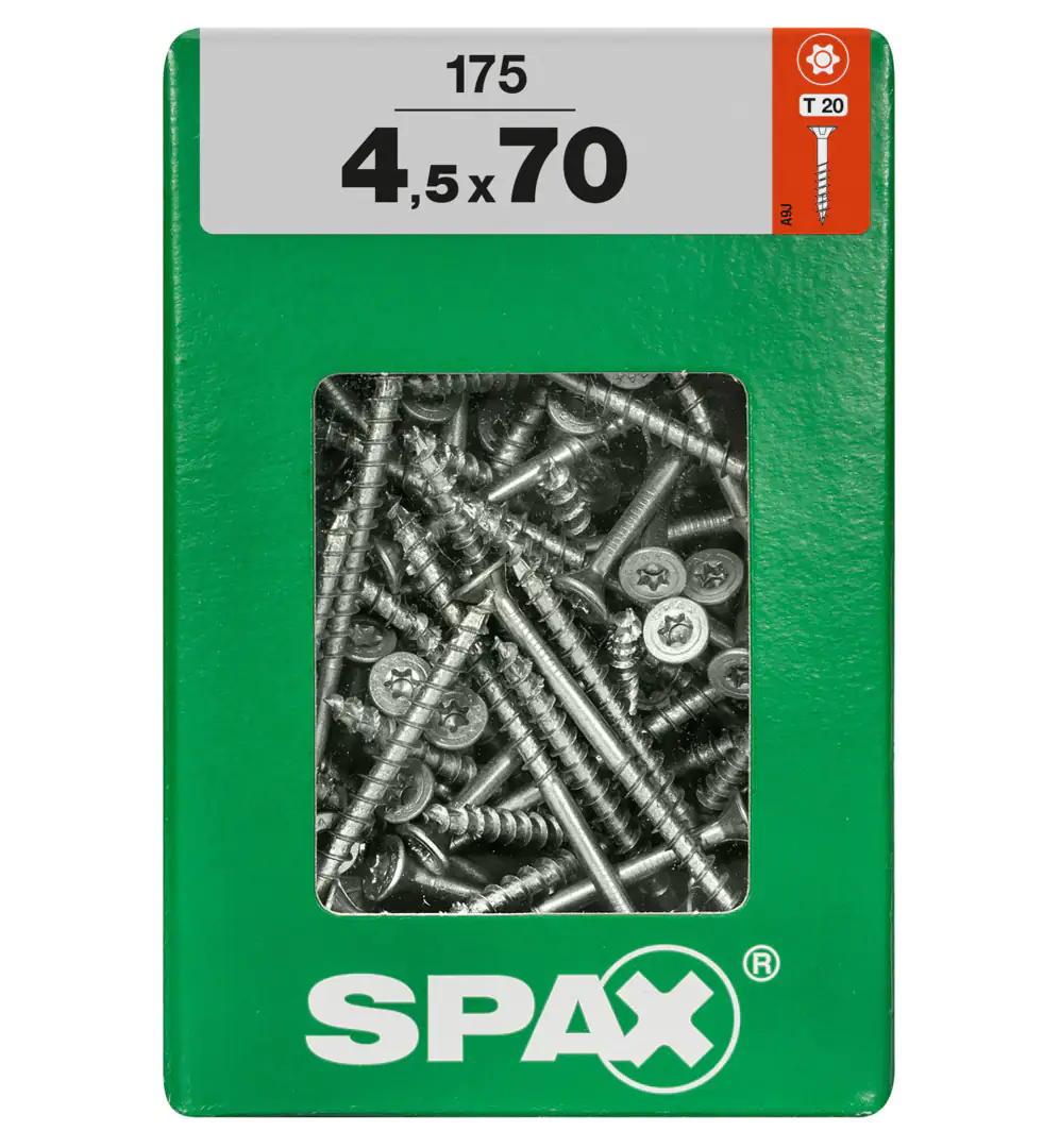 Spax Universalschrauben 4.5 x 70 mm TX 20 - 175 Stk.