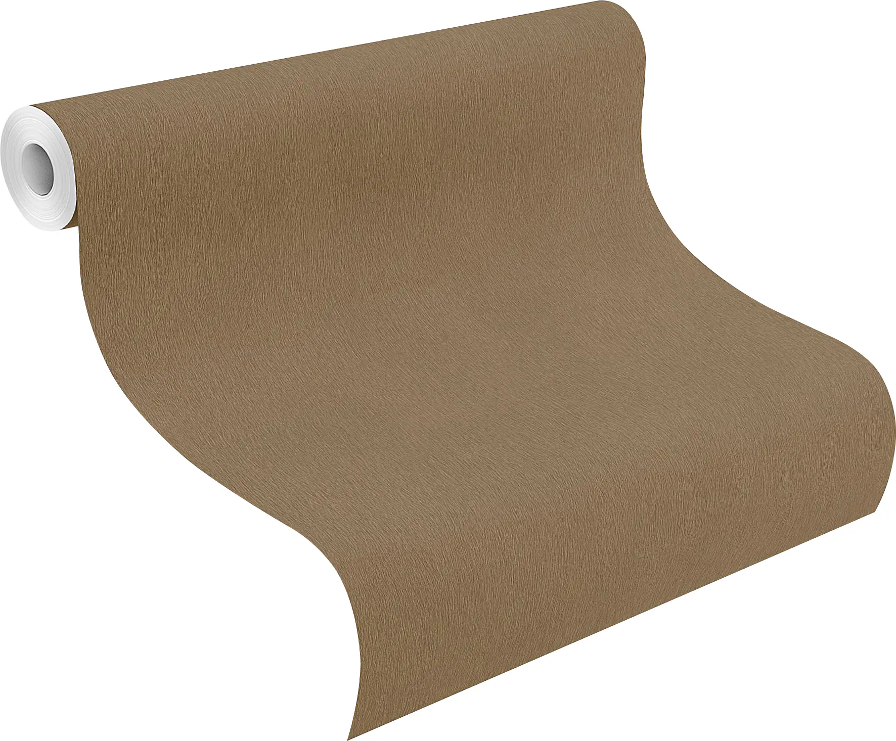 Rasch Vliestapete 751079 Braun-Goldbraun Uni 10,05 m x 0,53 m