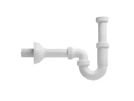 Viega Röhrensiphon 1 1/4" x 32 mm Mod. 5611 K Kunststoff, weiß