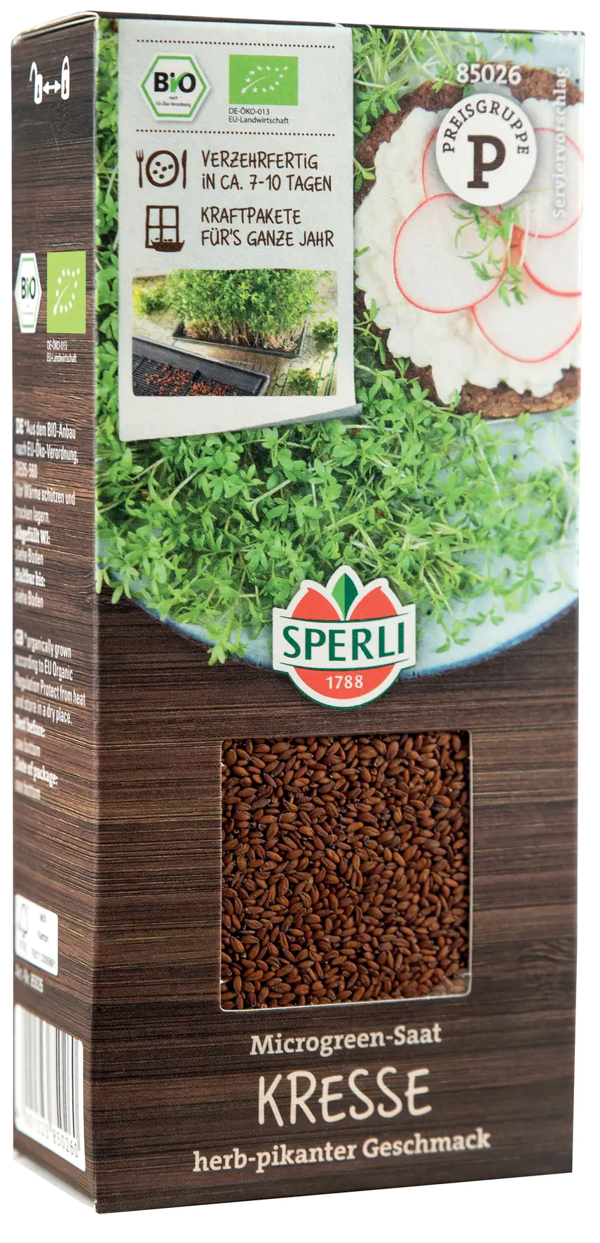 Sperli BIO Microgreen-Saat Kresse Sperli BIO Microgreen-Saat Kresse