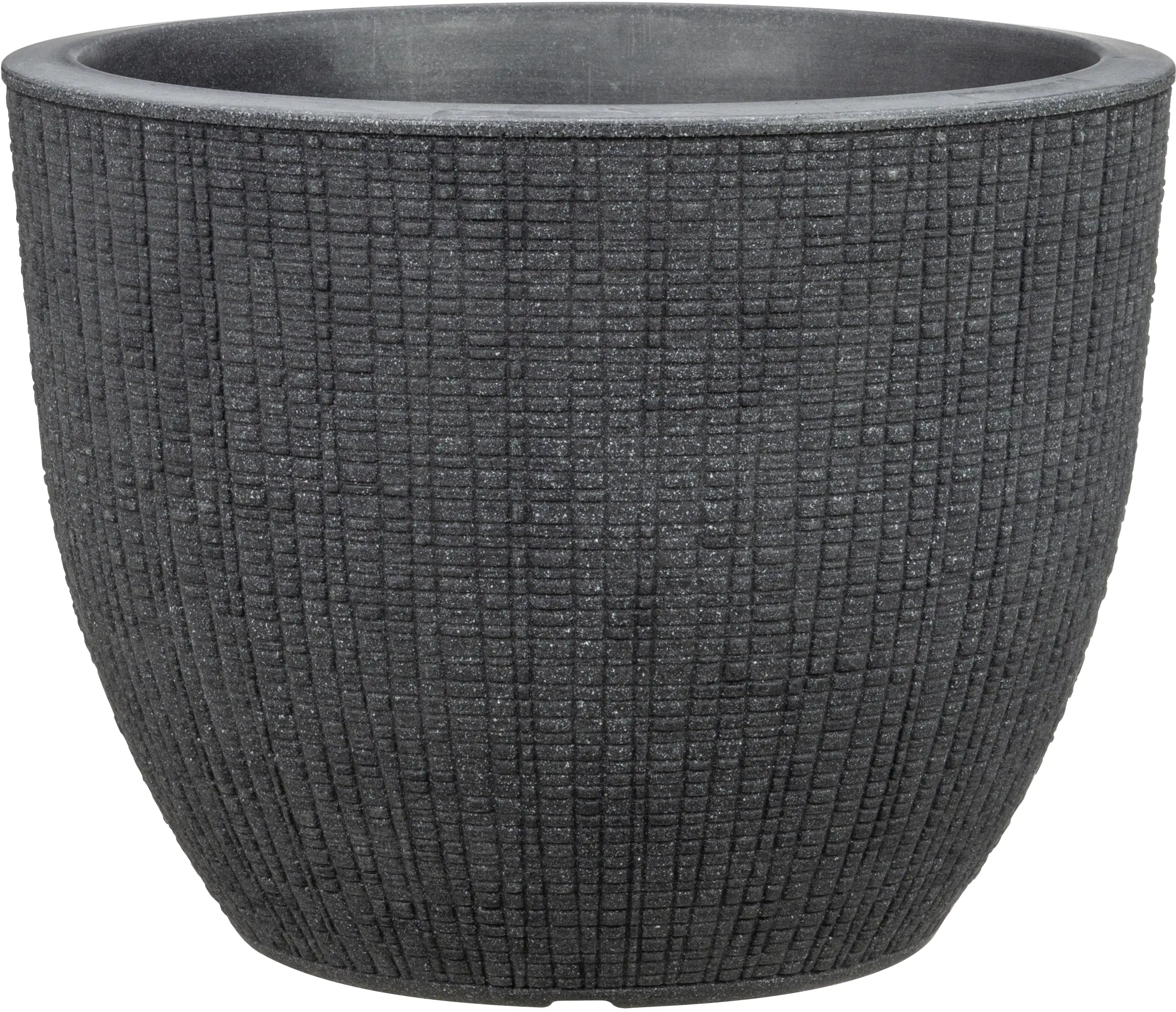 Scheurich Pflanzgefäß Barceo Ø 40 x 40 cm stony black
