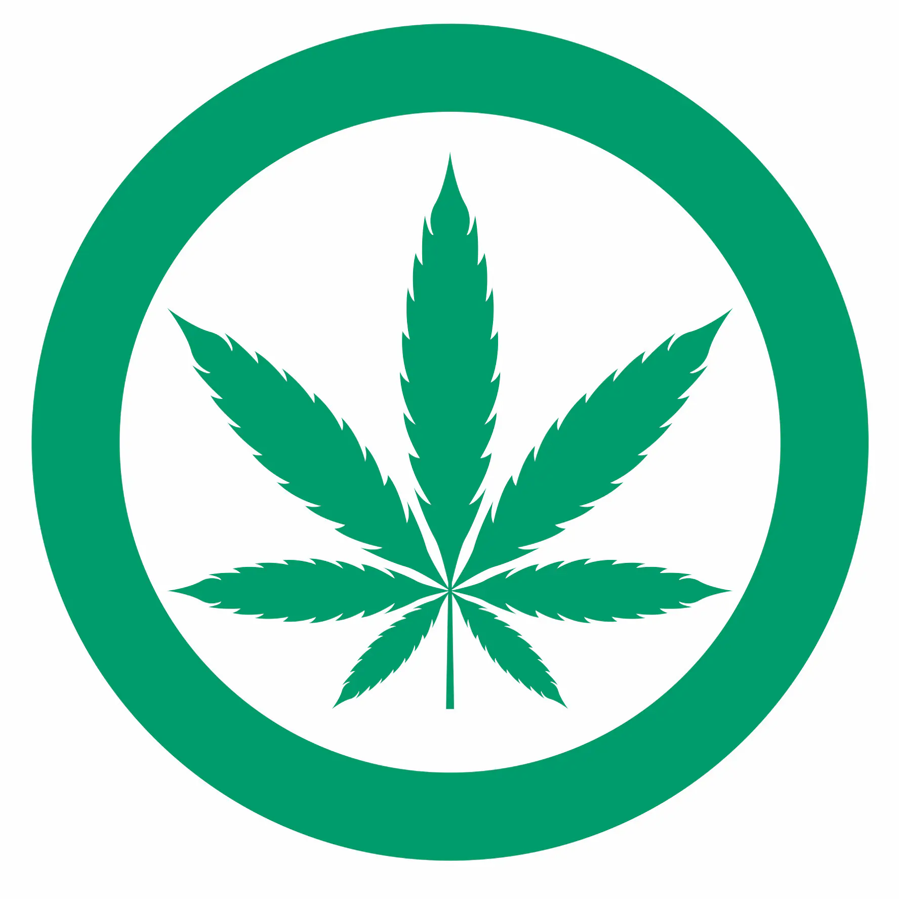 Conmetall Hinweisschild Cannabis erlaubt 15 x 15 cm