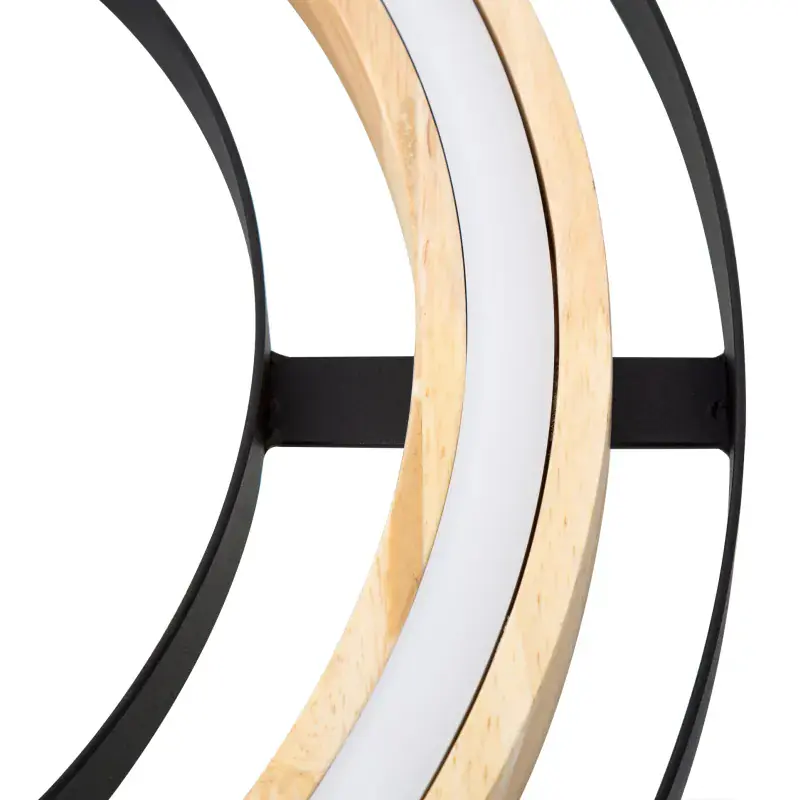 Globo Deckenleuchte Rilas Ø 47 x 7 cm schwarz warmweiß