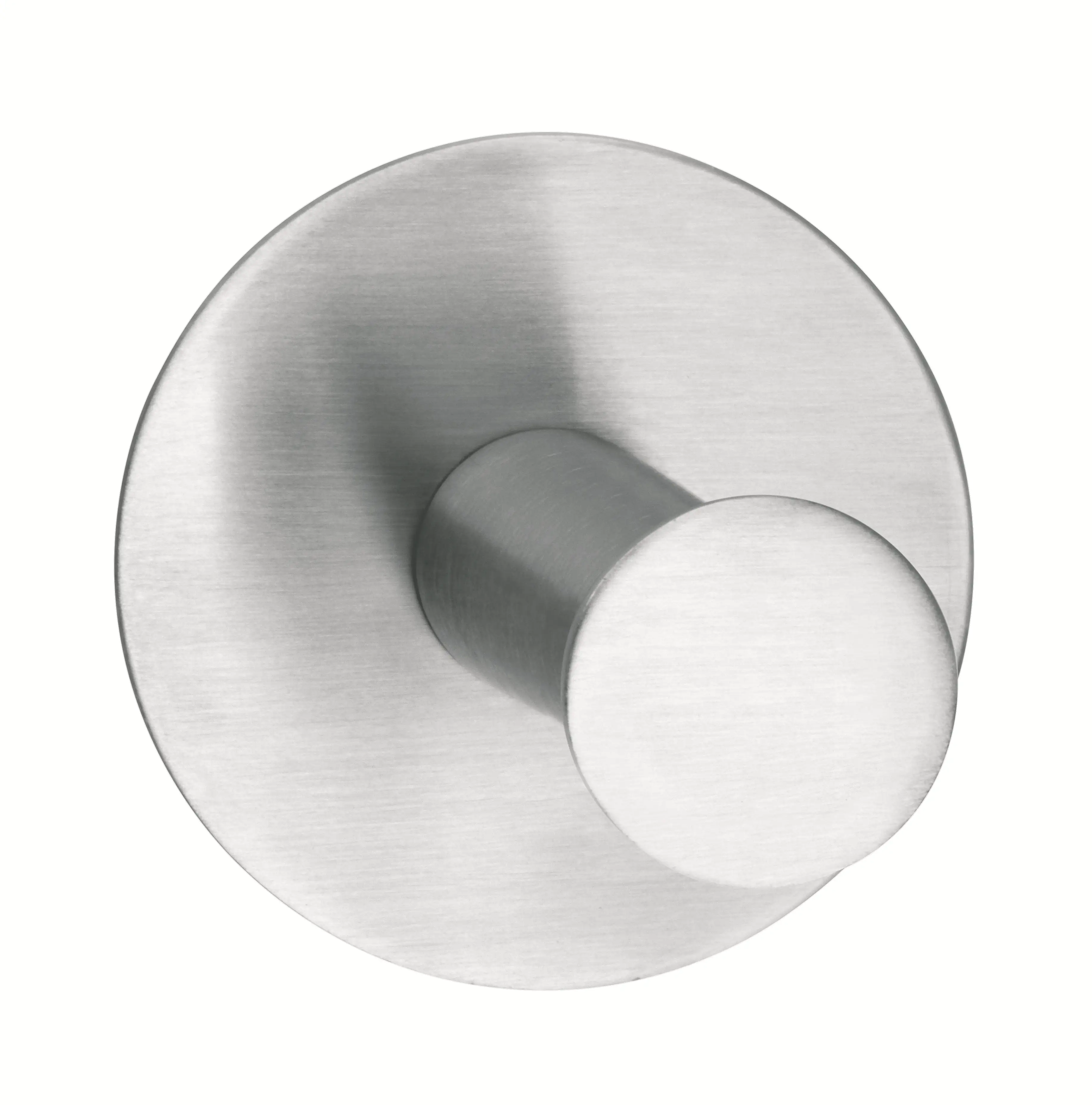 tesa Powerbutton Haken Classic rund, Edelstahl