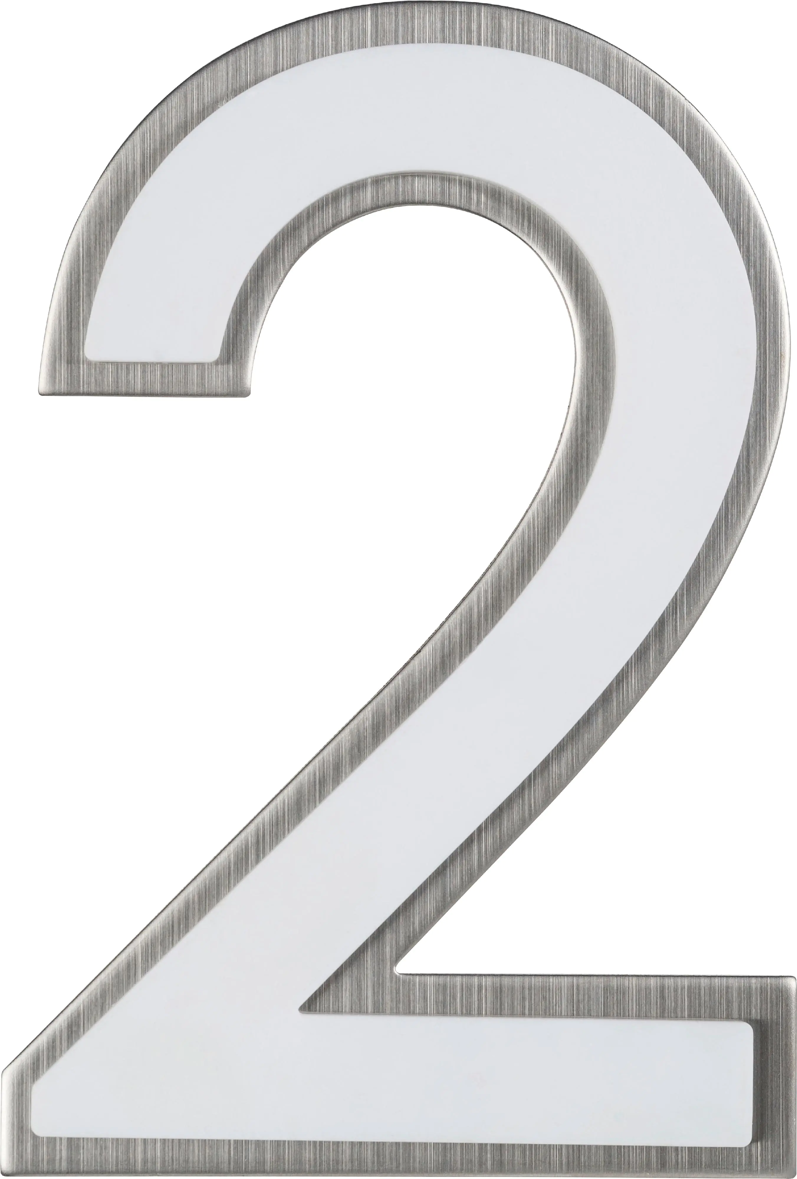 Alpertec Hausnummer 2 Nachtleuchtend