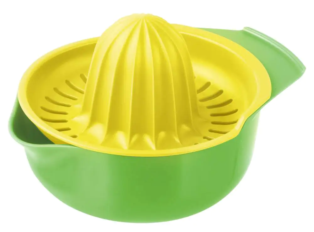 Fackelmann Zitronenpresse mit Auffangbehälter 12 cm, 2-teilig