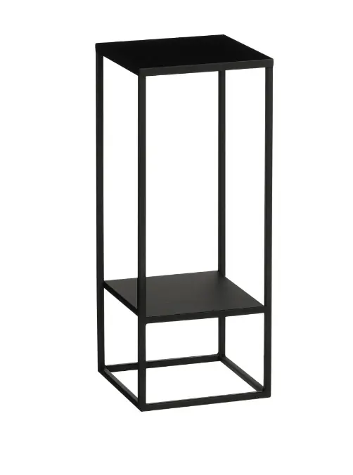 Mica Decorations Beistelltisch Eline 30 x 70 cm schwarz