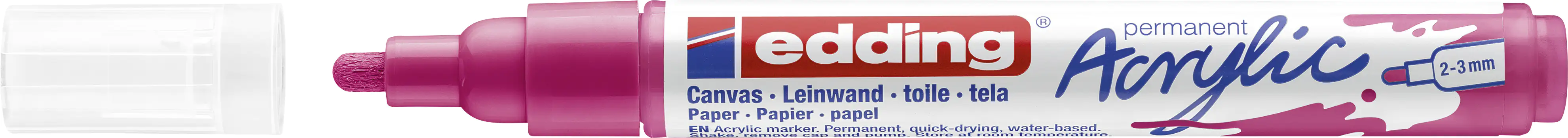 edding 5100 Acrylmarker medium telemagenta 2 - 3 mm
