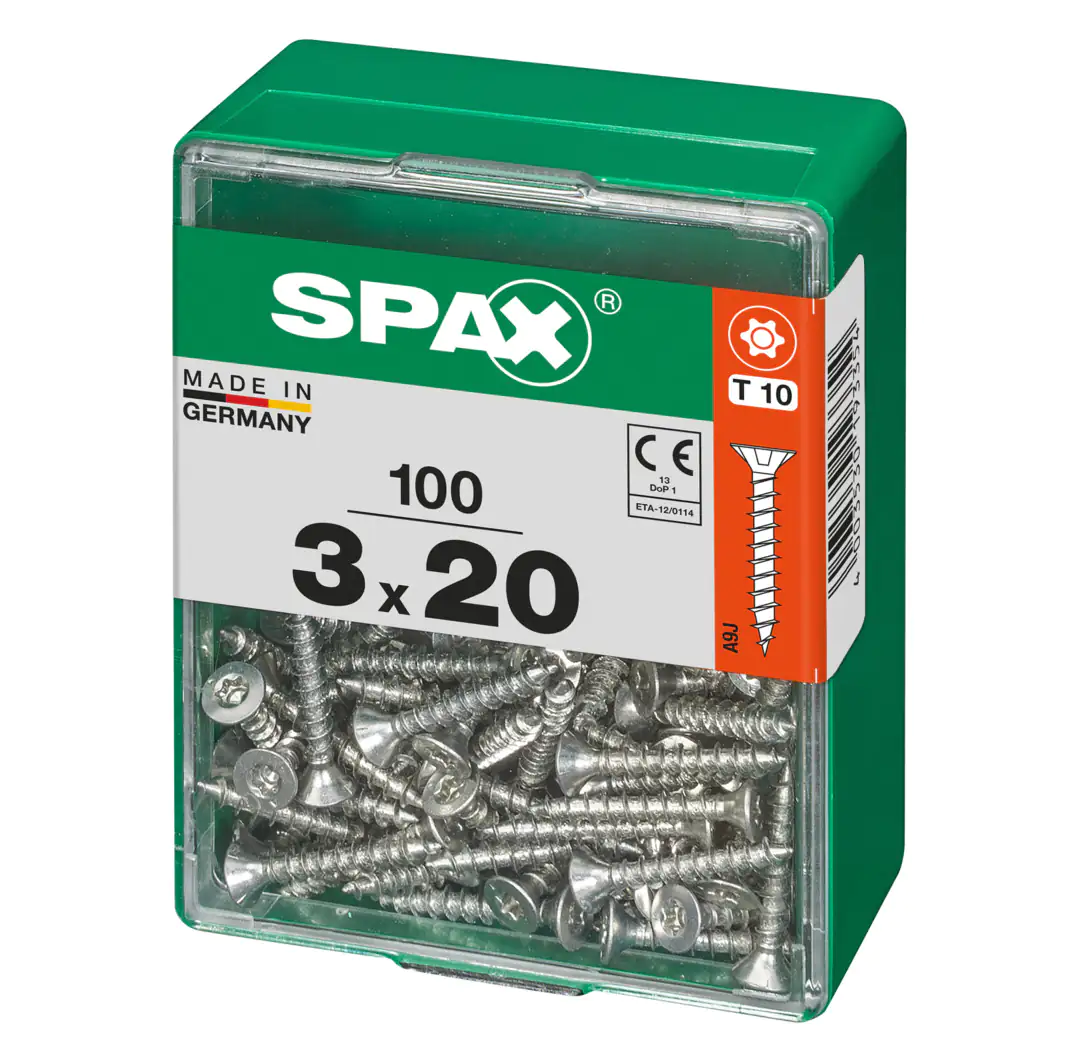 Spax Universalschrauben 3.0 x 20 mm TX 10 - 100 Stk.