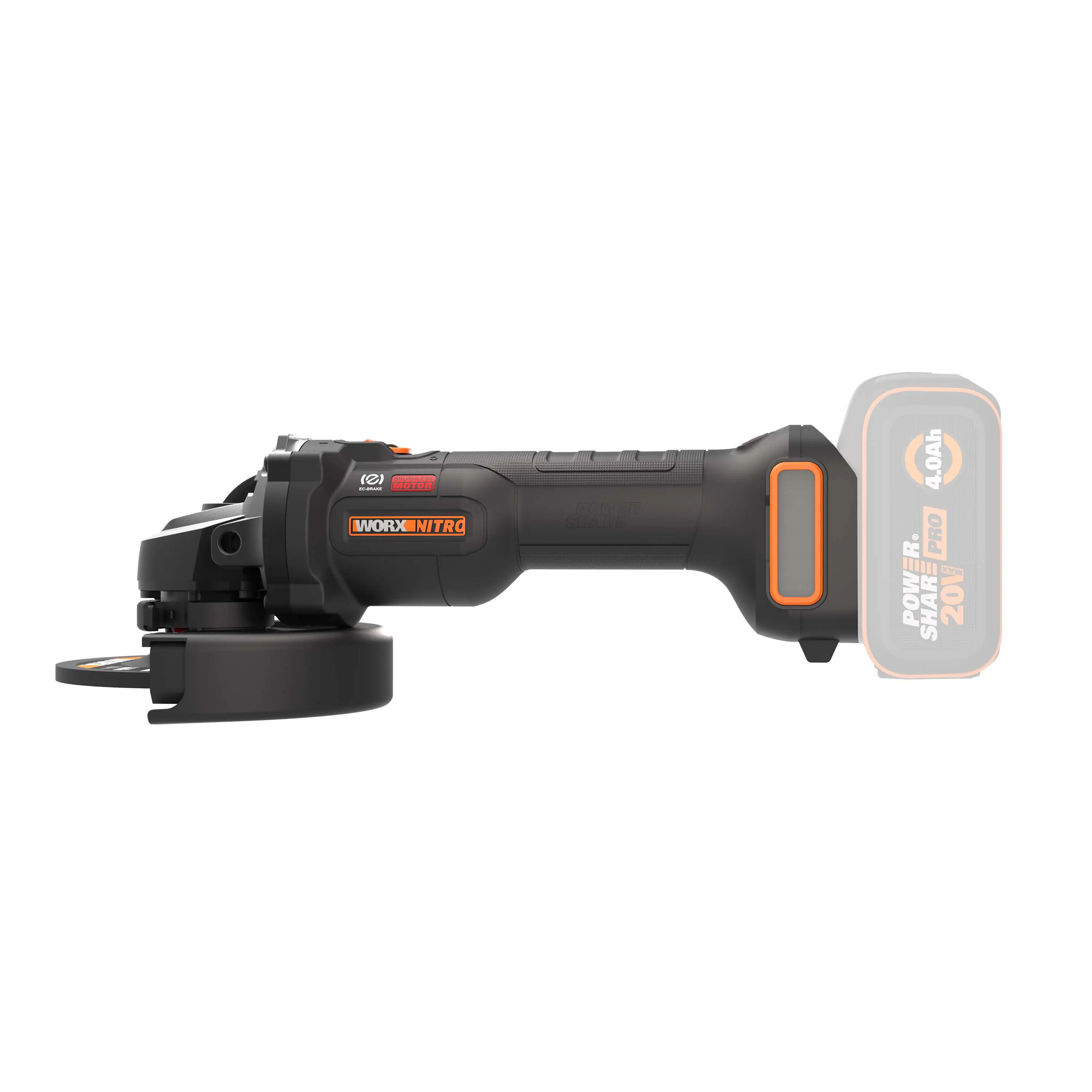 Worx Nitro Akku-Winkelschleifer WX814.9 20 V Solo Worx Nitro Akku-Winkelschleifer WX814.9 20 V Solo