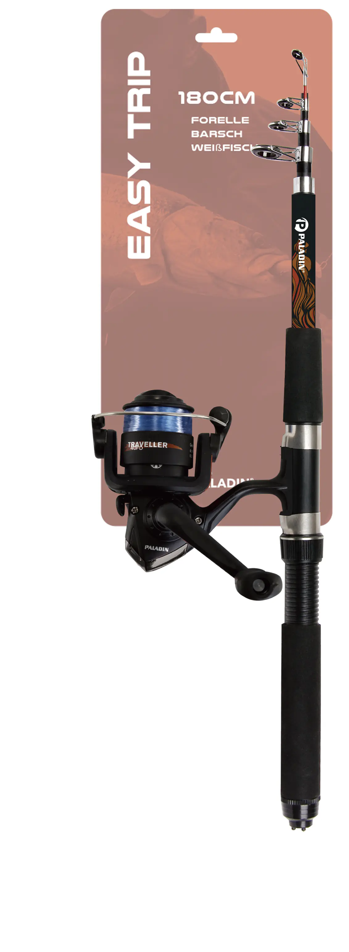 Paladin Angelset Forelle Barsch Länge: 180 cm