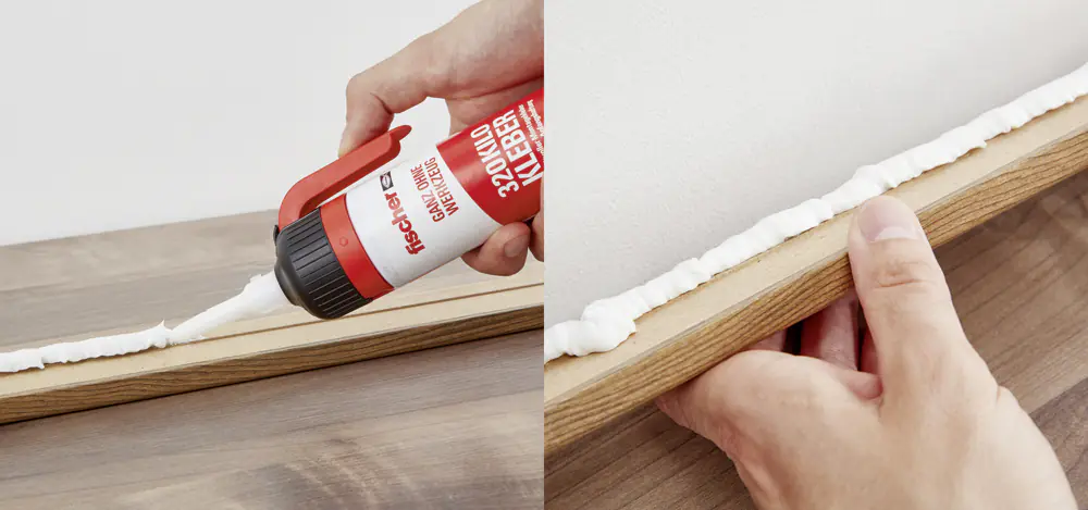 Fischer Montagekleber 80 ml Montagekleber mit starker Anfangshaftung