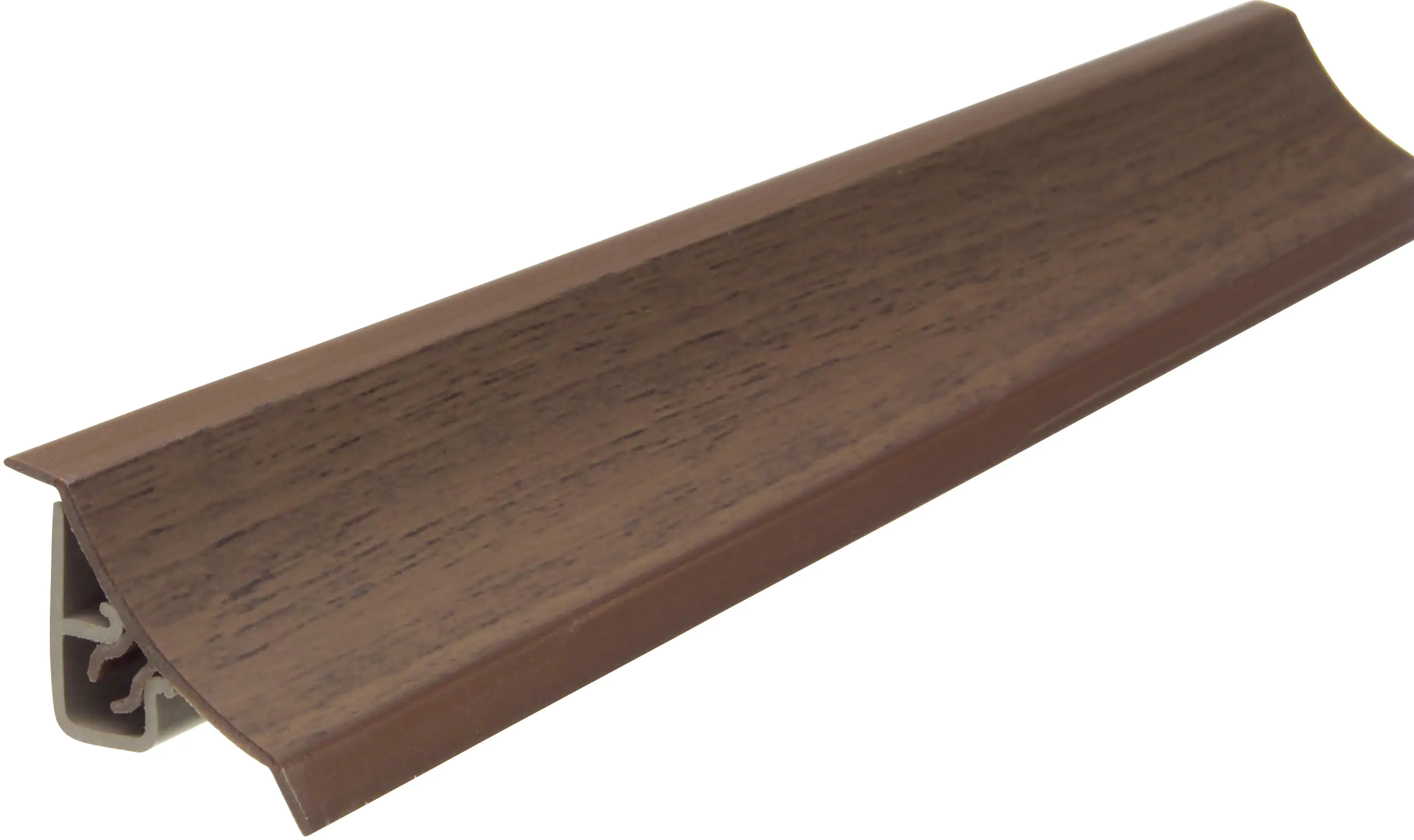 Primo Wandanschlussleiste 260 cm, 23 x 25 mm, Nußbaum