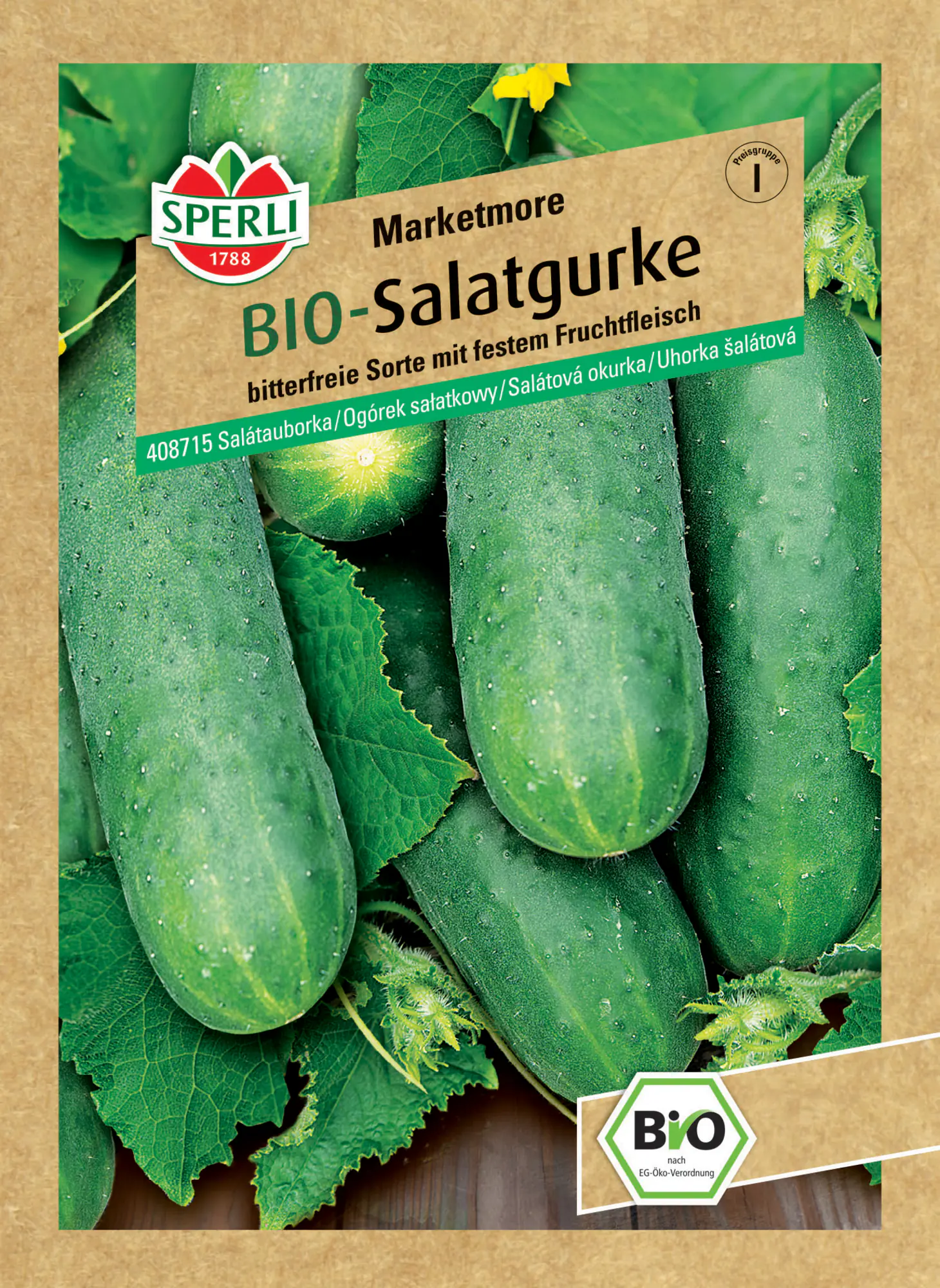 Sperli BIO Salatgurke Marketmore