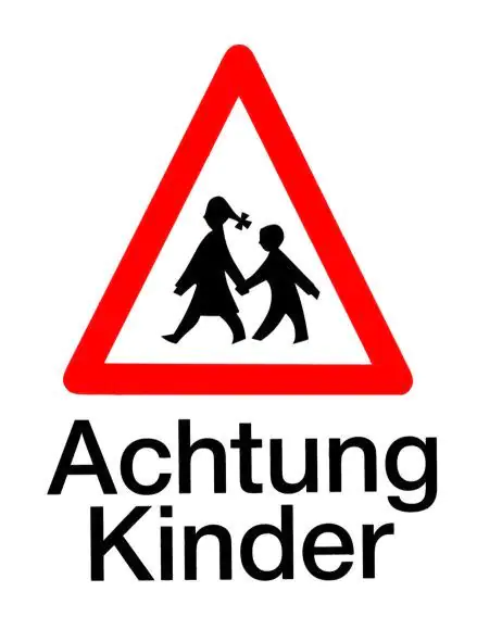Conacord Klebeschild "Achtung Kinder"