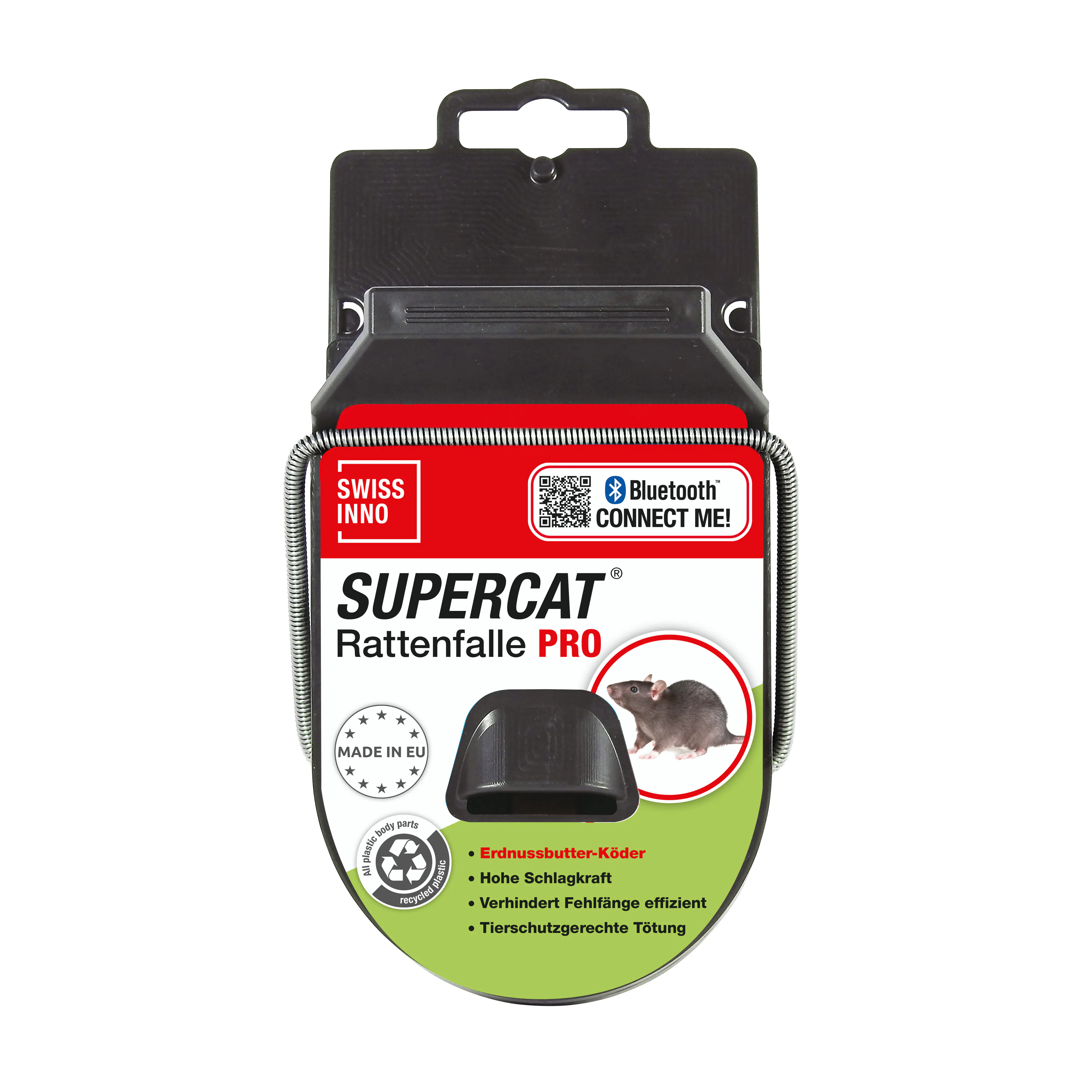 Swissinno Rattenfalle PRO SuperCat inkl. Erdnussbutter-Köder Swissinno Rattenfalle PRO SuperCat inkl. Erdnussbutter-Köder
