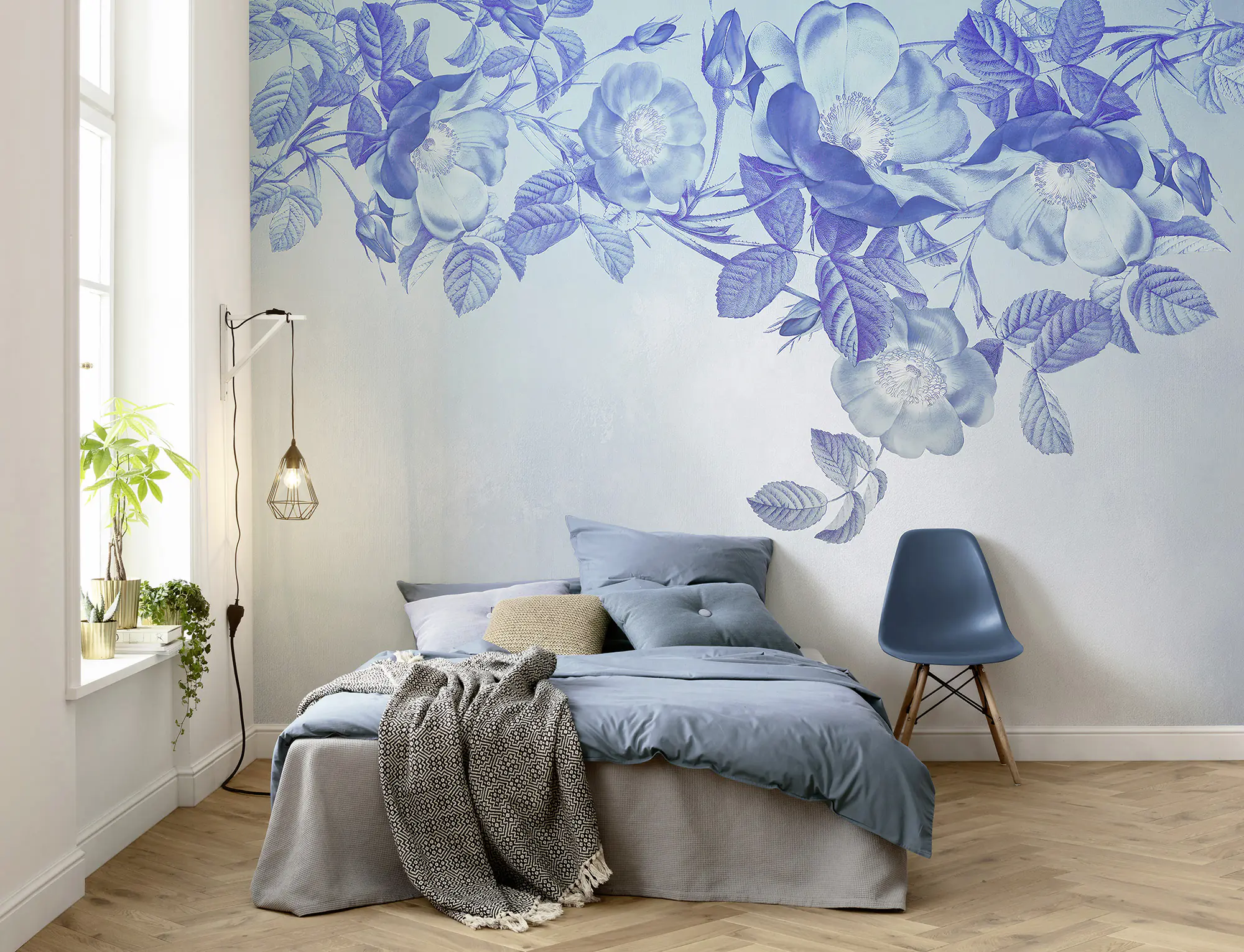 Komar Vlies Fototapete Blue Aura 350 x 250 cm 
