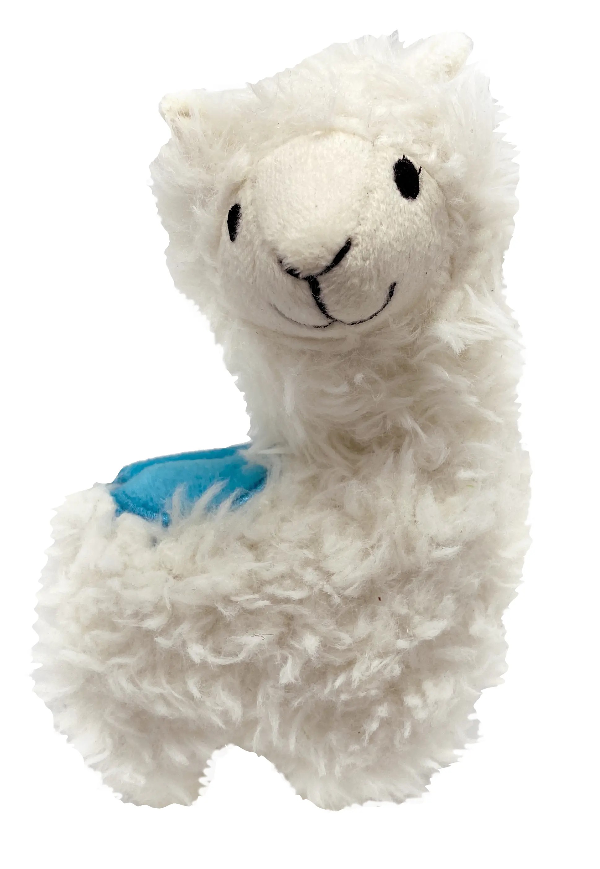 Aumüller Katzenspielzeug Lama Luigi mit Baldrian 17 cm weiß