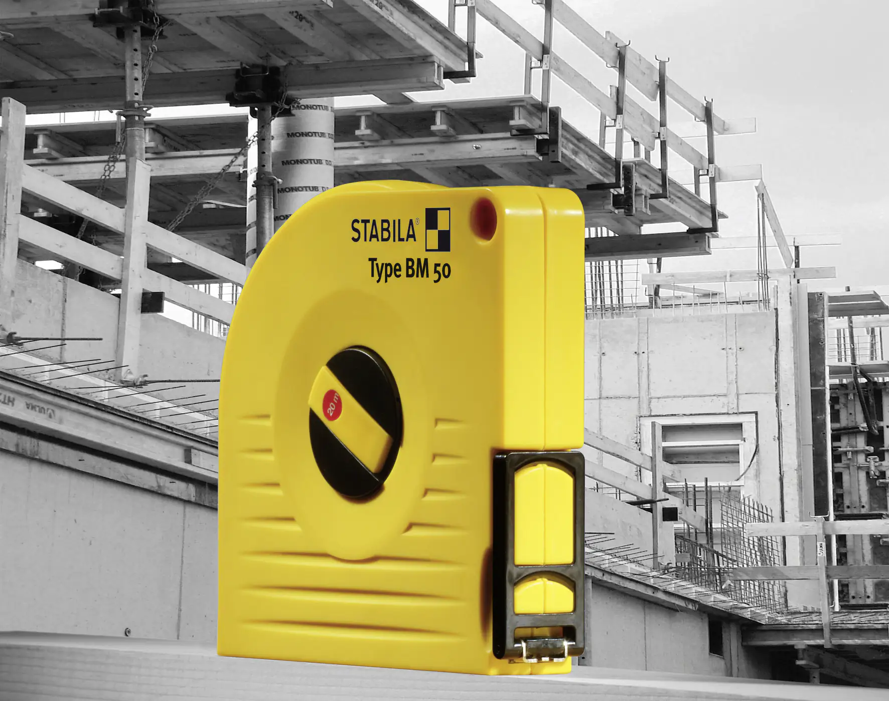 Stabila Bandmaß BM 50 W Kapselbandmaß 20 m