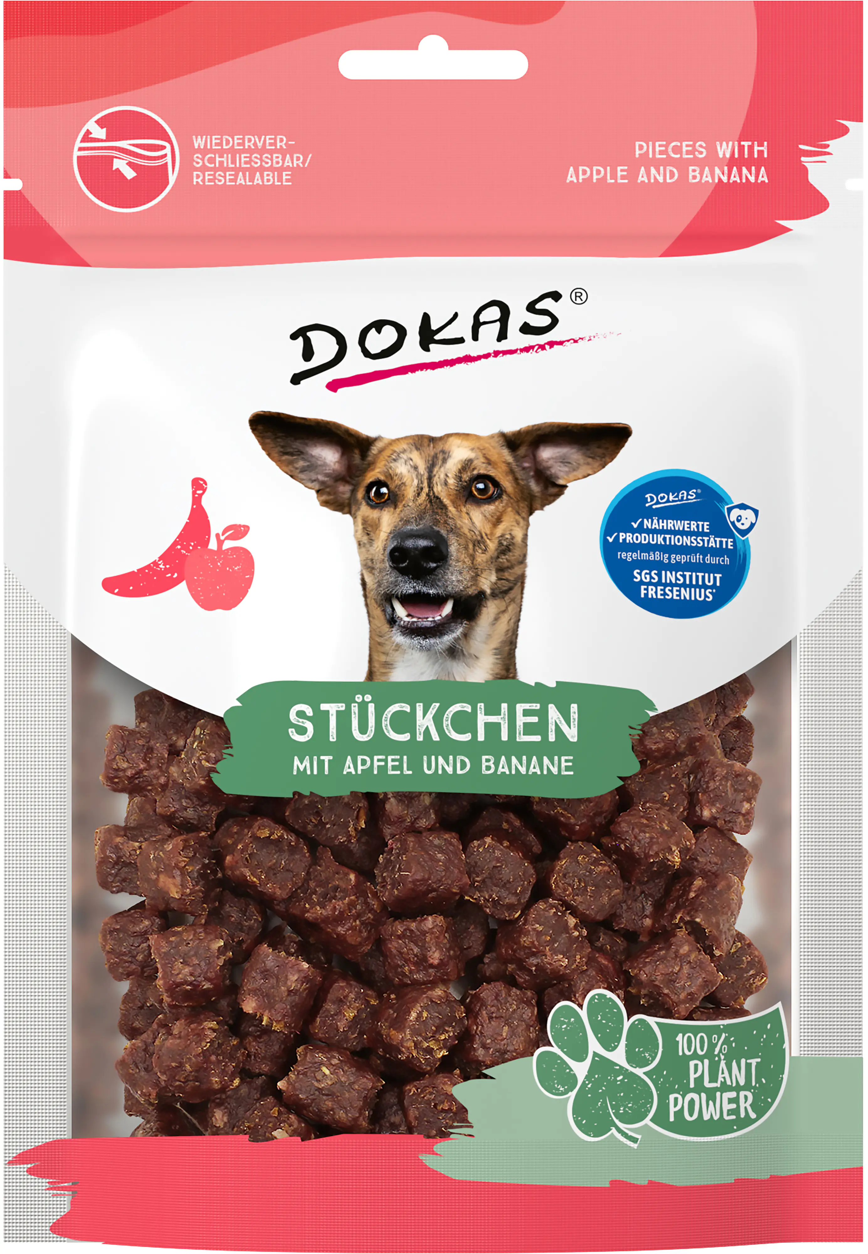 Dokas Stückchen mit Apfel und Banane 105 g Dokas Stückchen mit Apfel und Banane 105 g