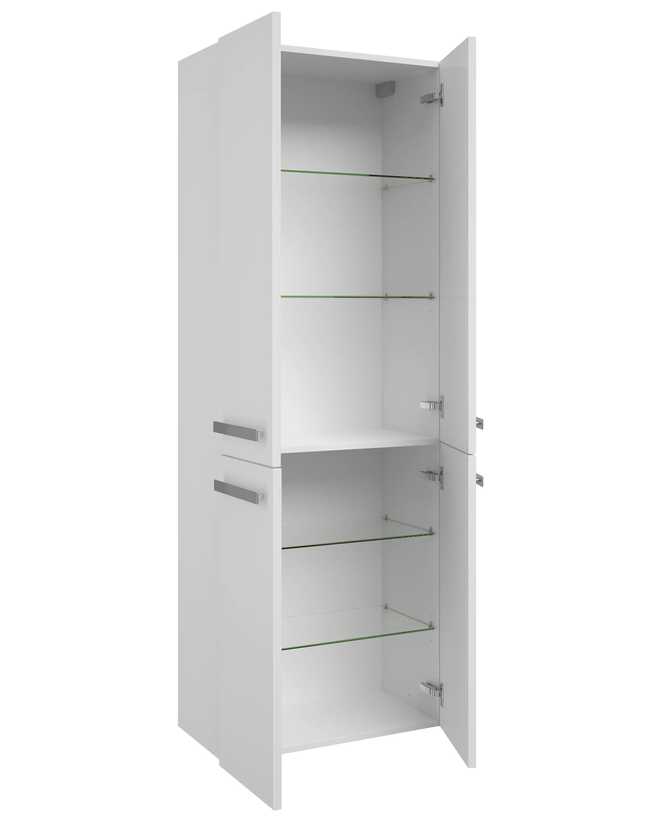 Pelipal Hochschrank Fokus 4005 Lack polarweiß Hochglanz, Breite 60 cm