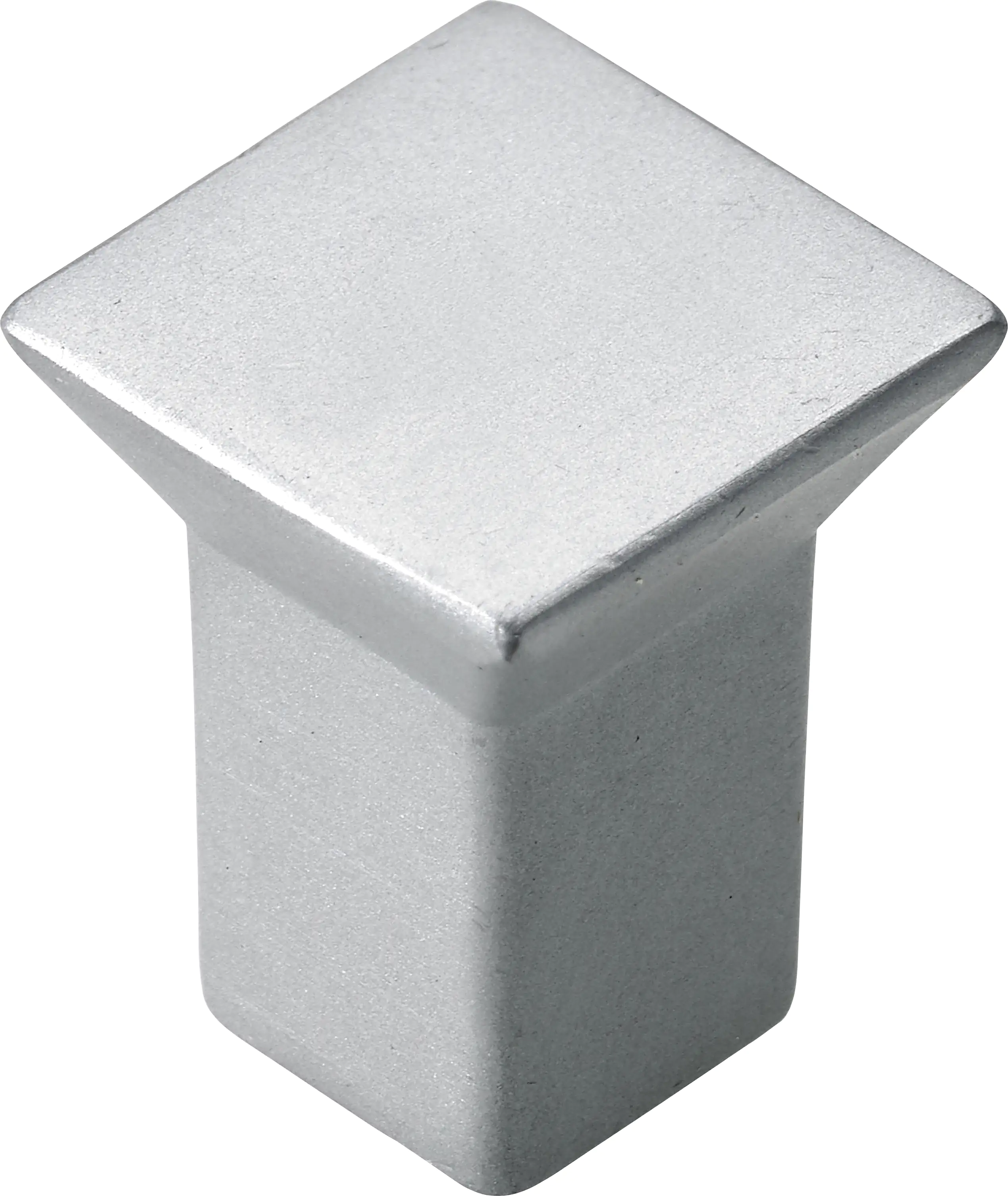 Hettich Möbelknopf silber 18,0 x 18,0 mm - 1 Stück