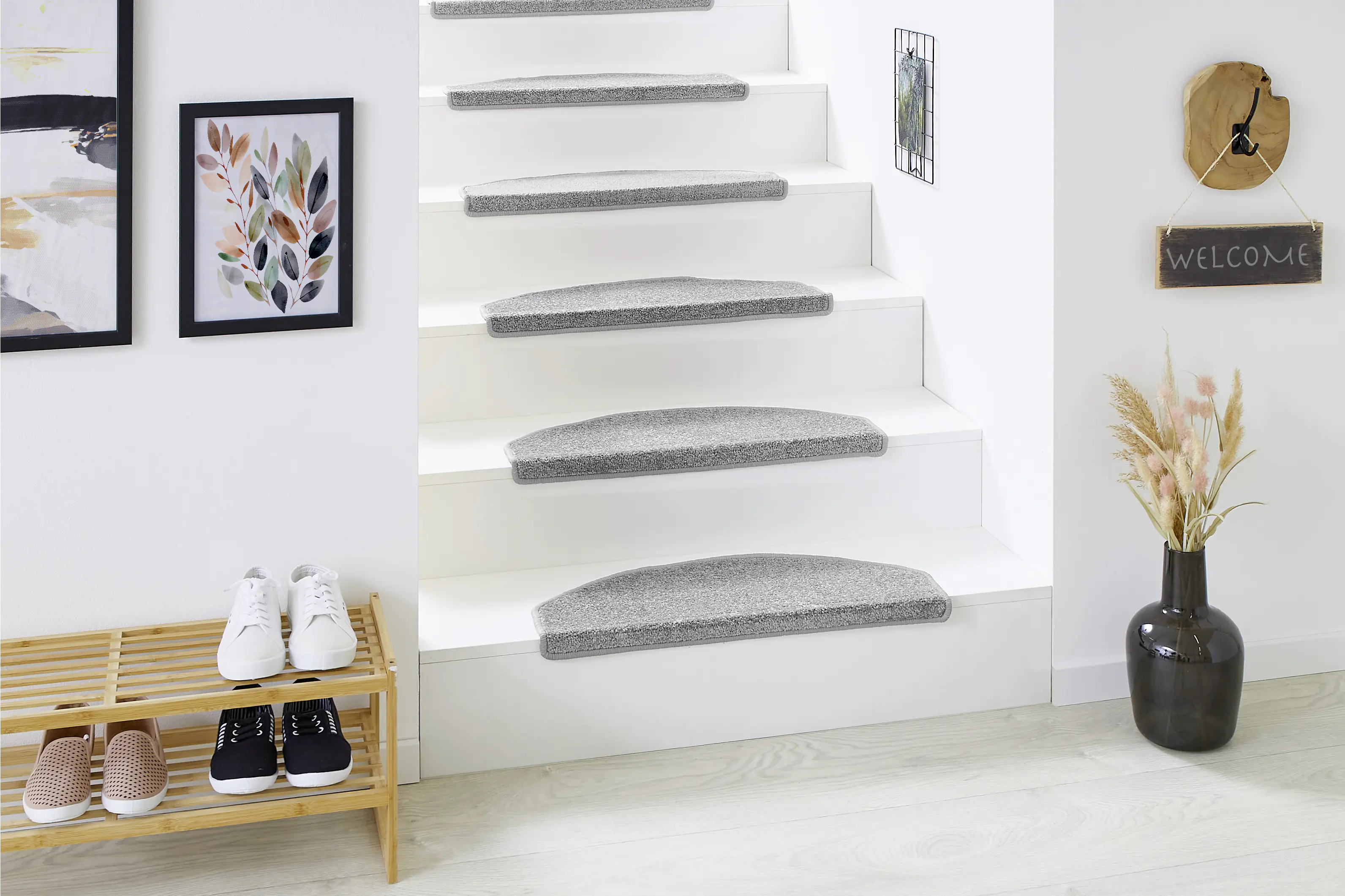 Stufenmatte Cabana Grau  65x28 cm