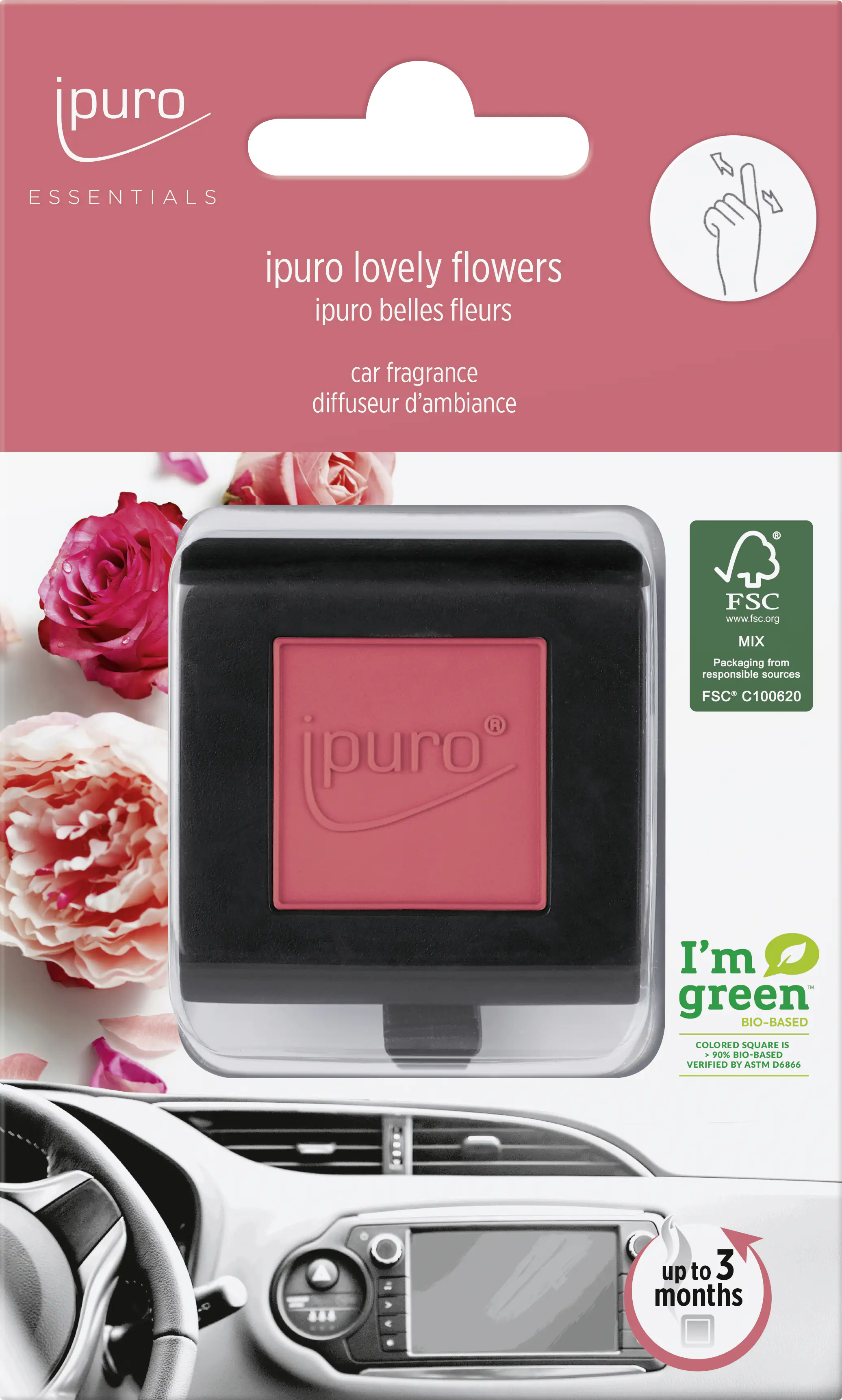 ipuro Essentials Autoduft Lovely Flowers