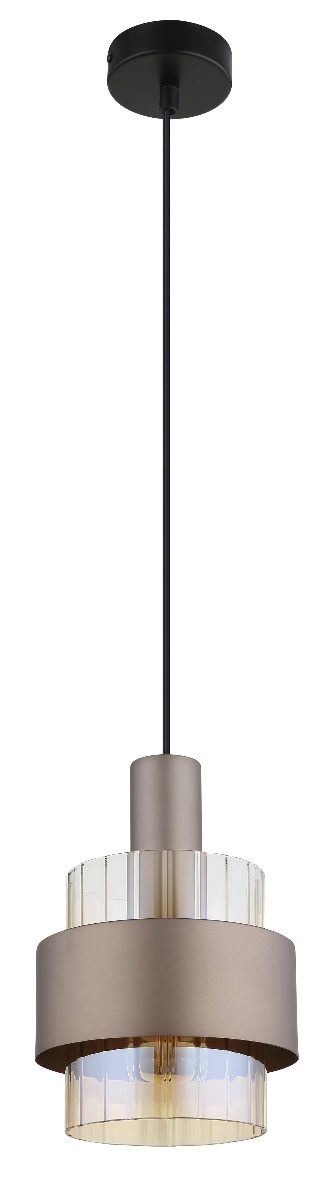 Globo Hängeleuchte Milley Ø 18,5 x 150 cm bronze matt