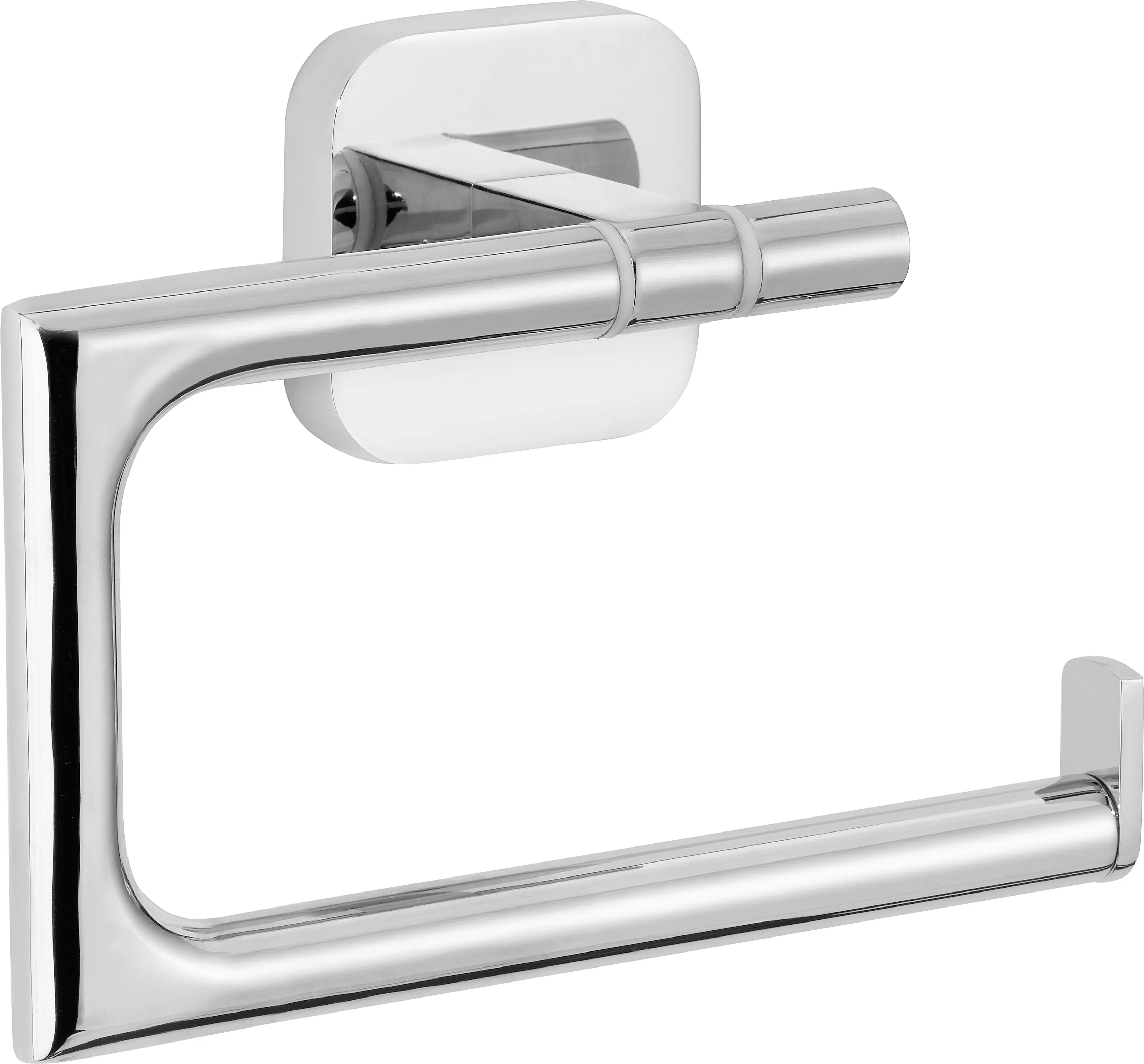 tesa Papierrollenhalter Elegaant Metall, chrom, Soft Close-Funktion