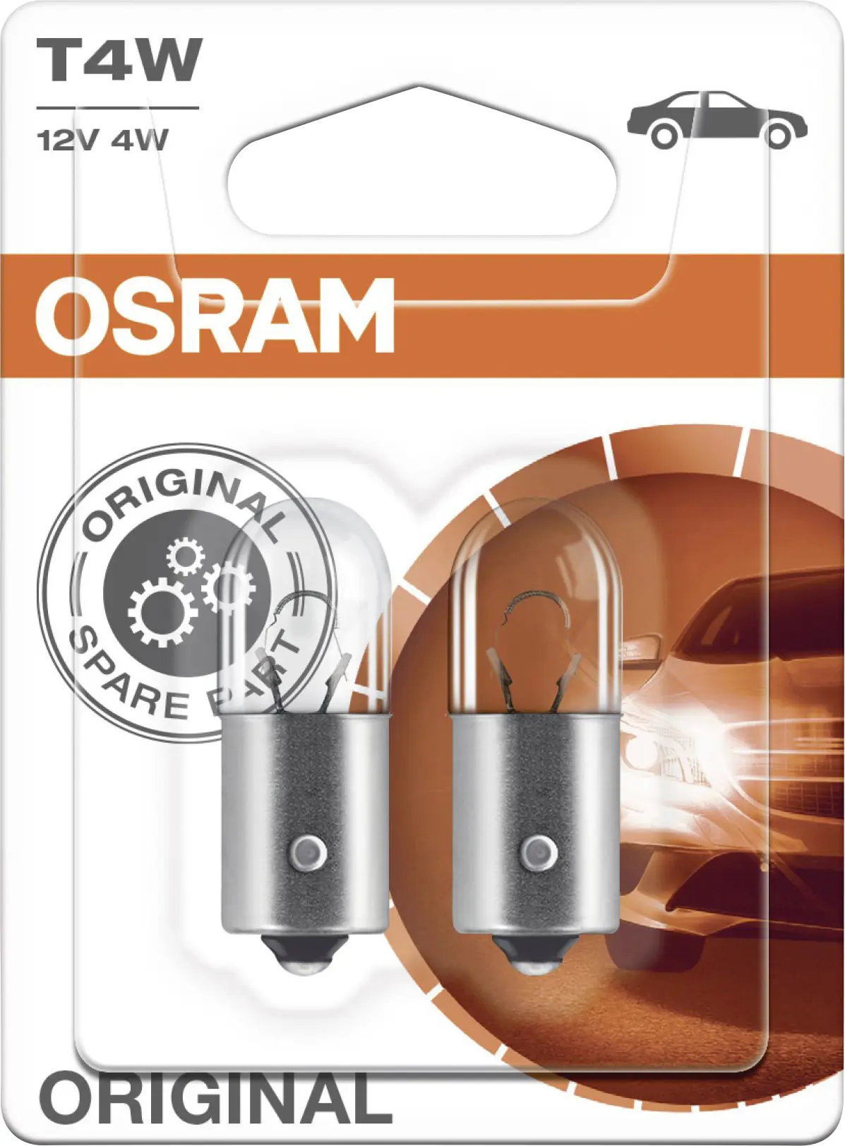 Osram Signallampe T4W Innenbeleuchtung 12V 4W