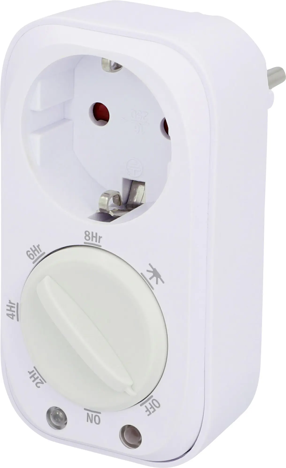 Zeitschaltuhr Countdown- und Dämmerungsfunktion mechanisch, weiß, IP44 Zeitschaltuhr Countdown- und Dämmerungsfunktion mechanisch, weiß, IP44