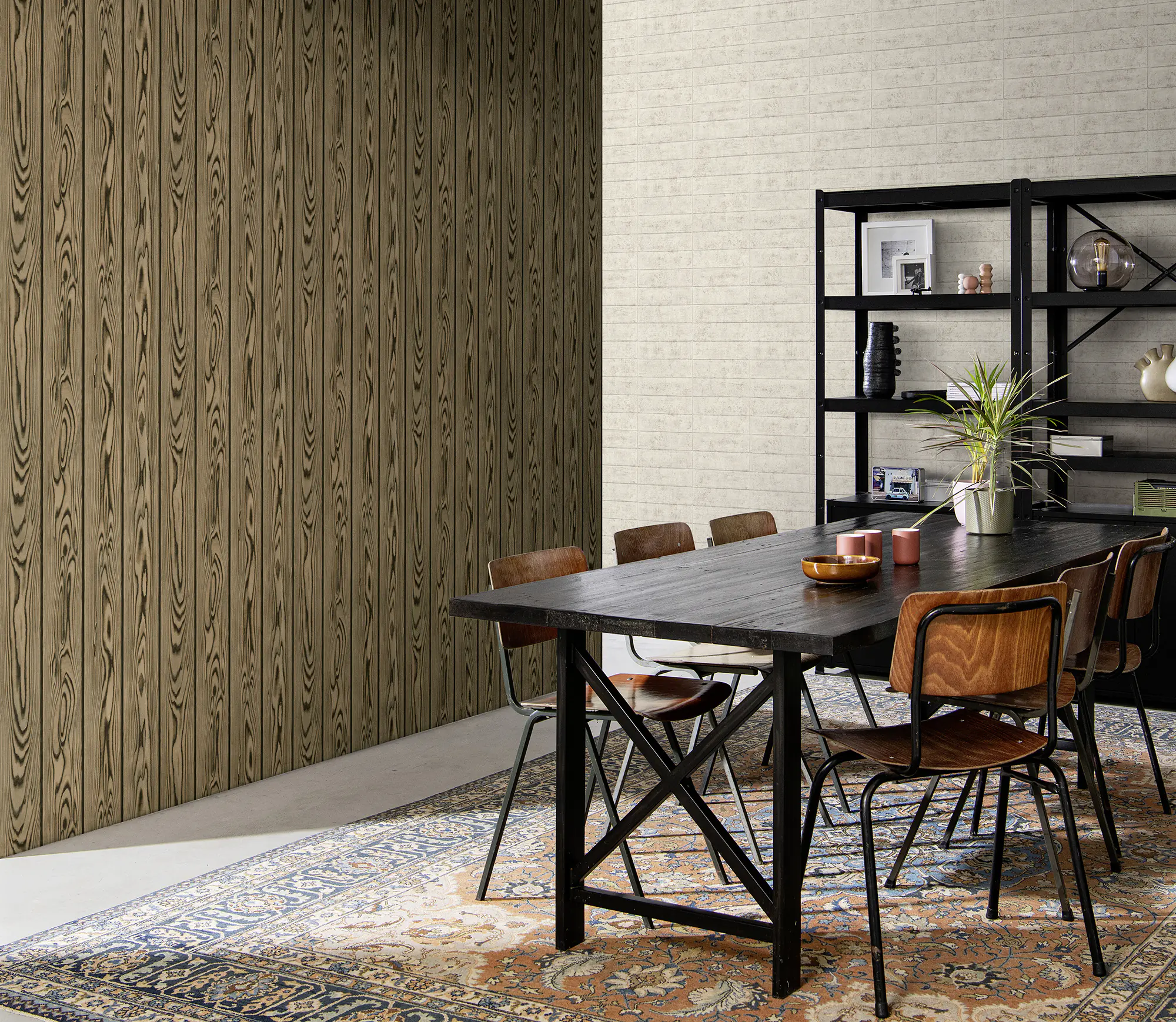 Rasch Vliestapete 499629 Factory V, Steine beige, 10,05 x 0,53 m