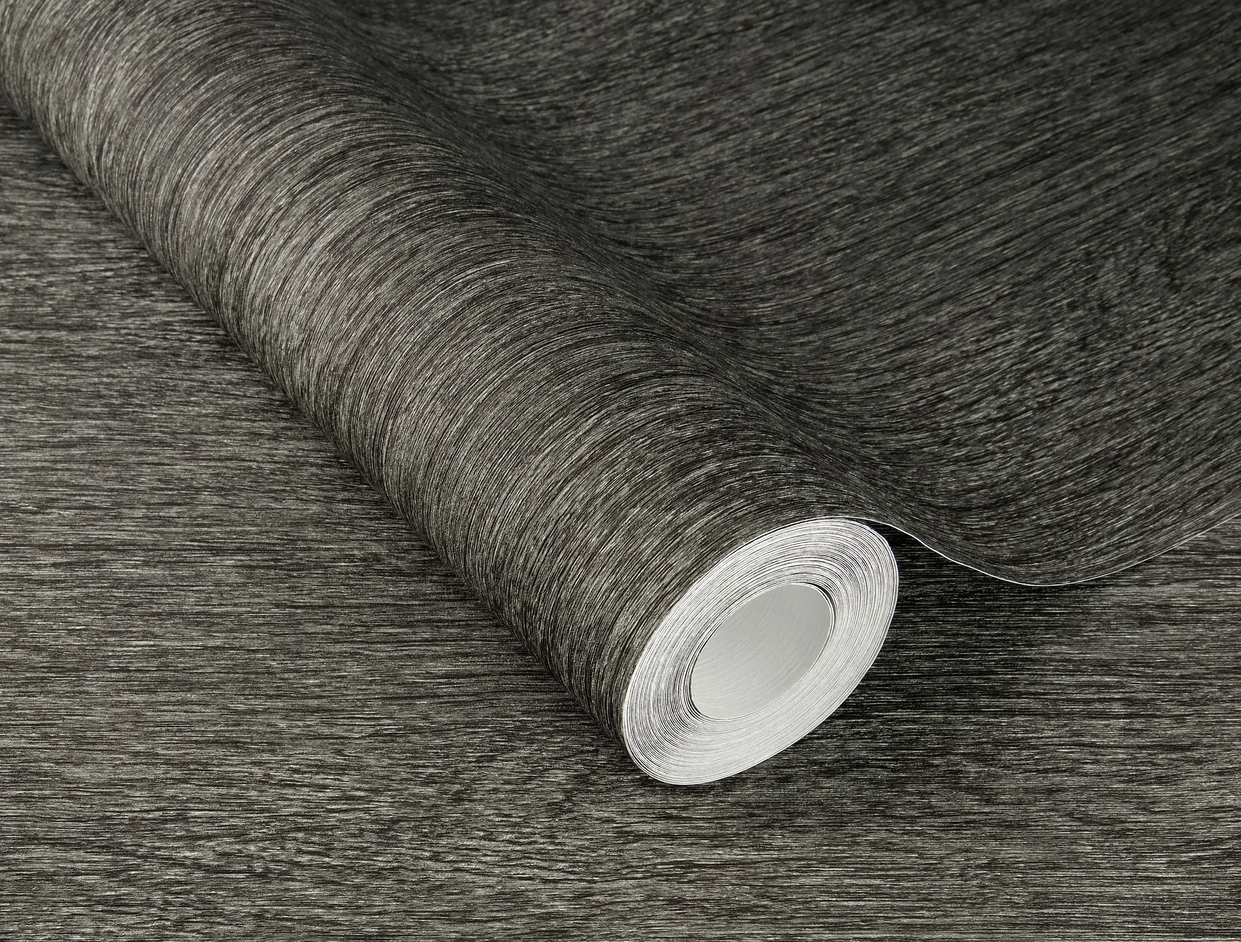 Schöner Wohnen Vliestapete Holzoptik schwarz 10,05 x 0,53 m