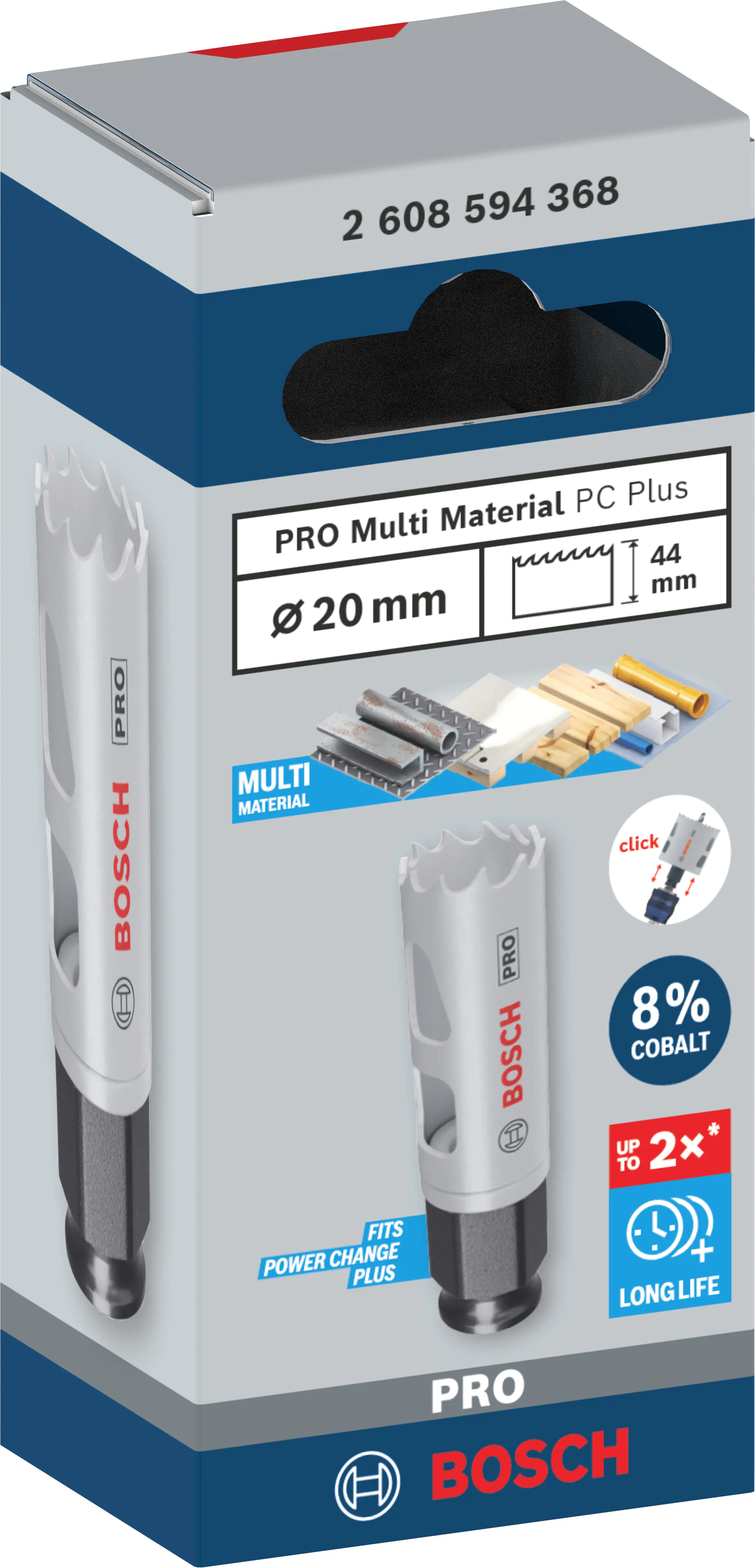 Bosch PRO Multi Material PC Plus Lochsäge 20 mm
