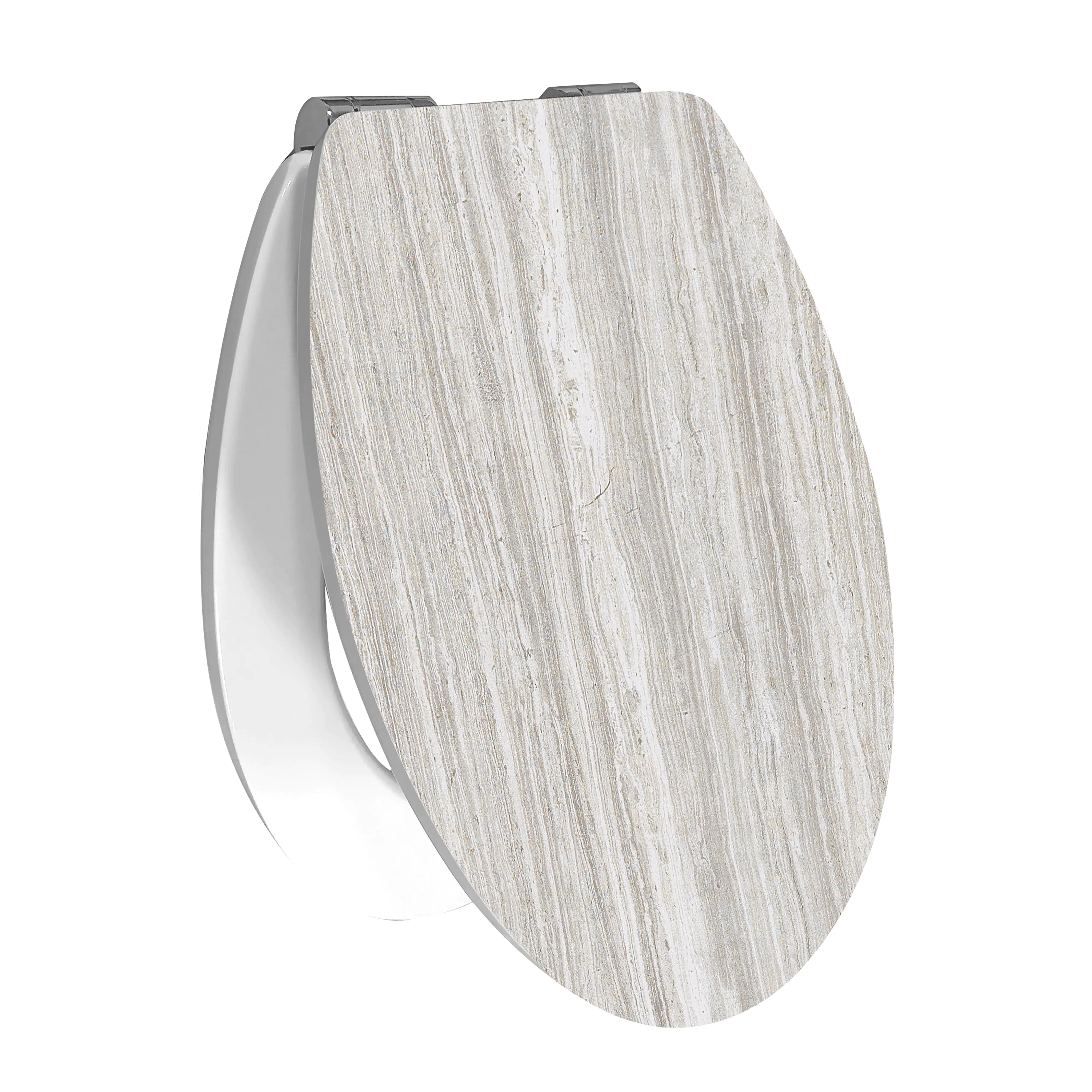 Primaster WC-Sitz mit Absenkautomatik White Wood